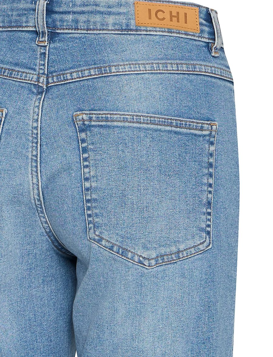 ICHI - IHTWIGGY RAVEN - mom-jeans - light blue - 5