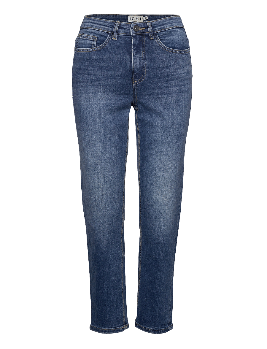 ICHI - IHTWIGGY RAVEN - mom-jeans - medium blue - 1