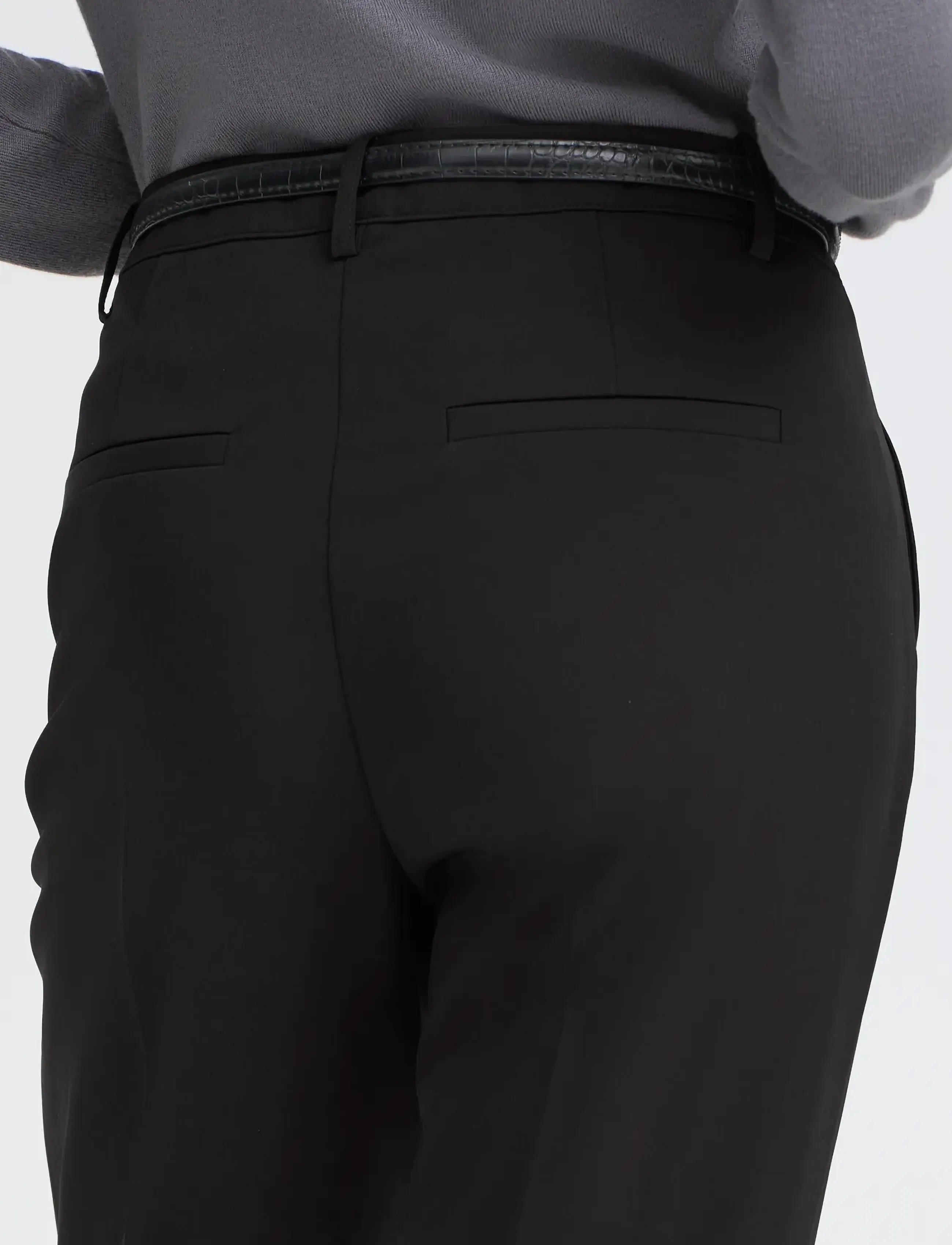 ICHI - IHLEXI PA - suorat housut - black - 3