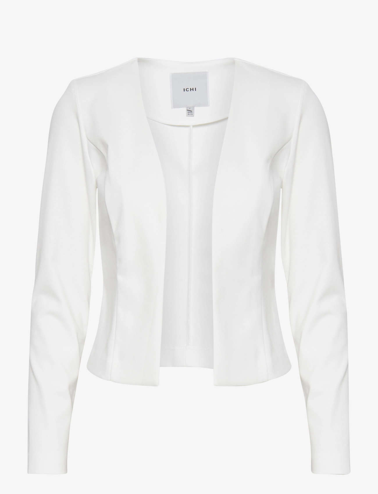 ICHI IHKATE SHORT BL - Cropped-Blazer - CLOUD DANCER / white