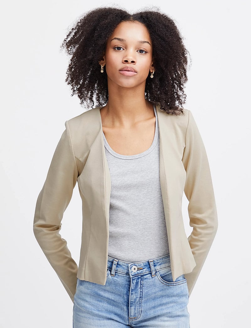 ICHI - IHKATE SHORT BL - korta kavajer - doeskin - 4