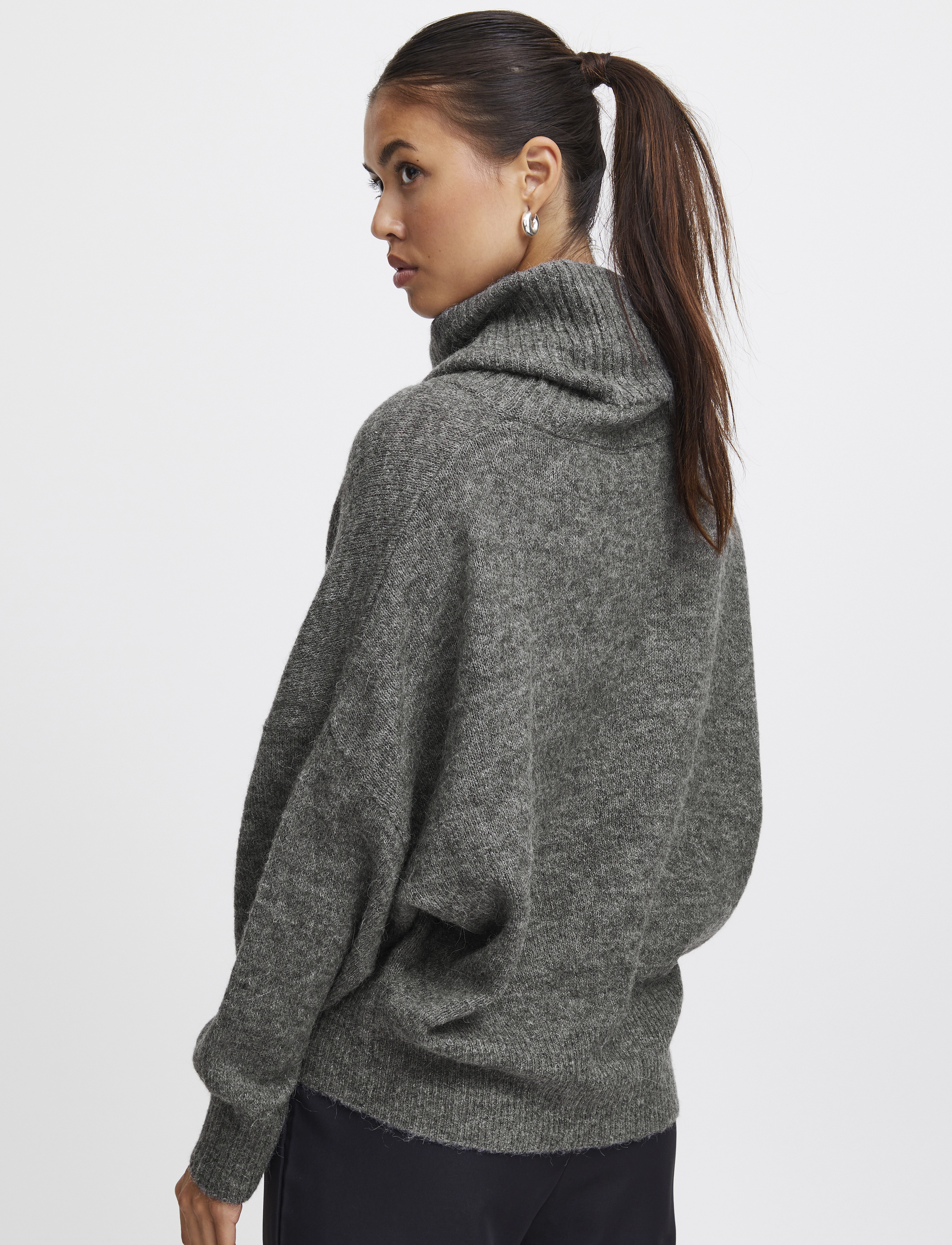 ICHI - IHKAMARA RN - dark grey melange - 4
