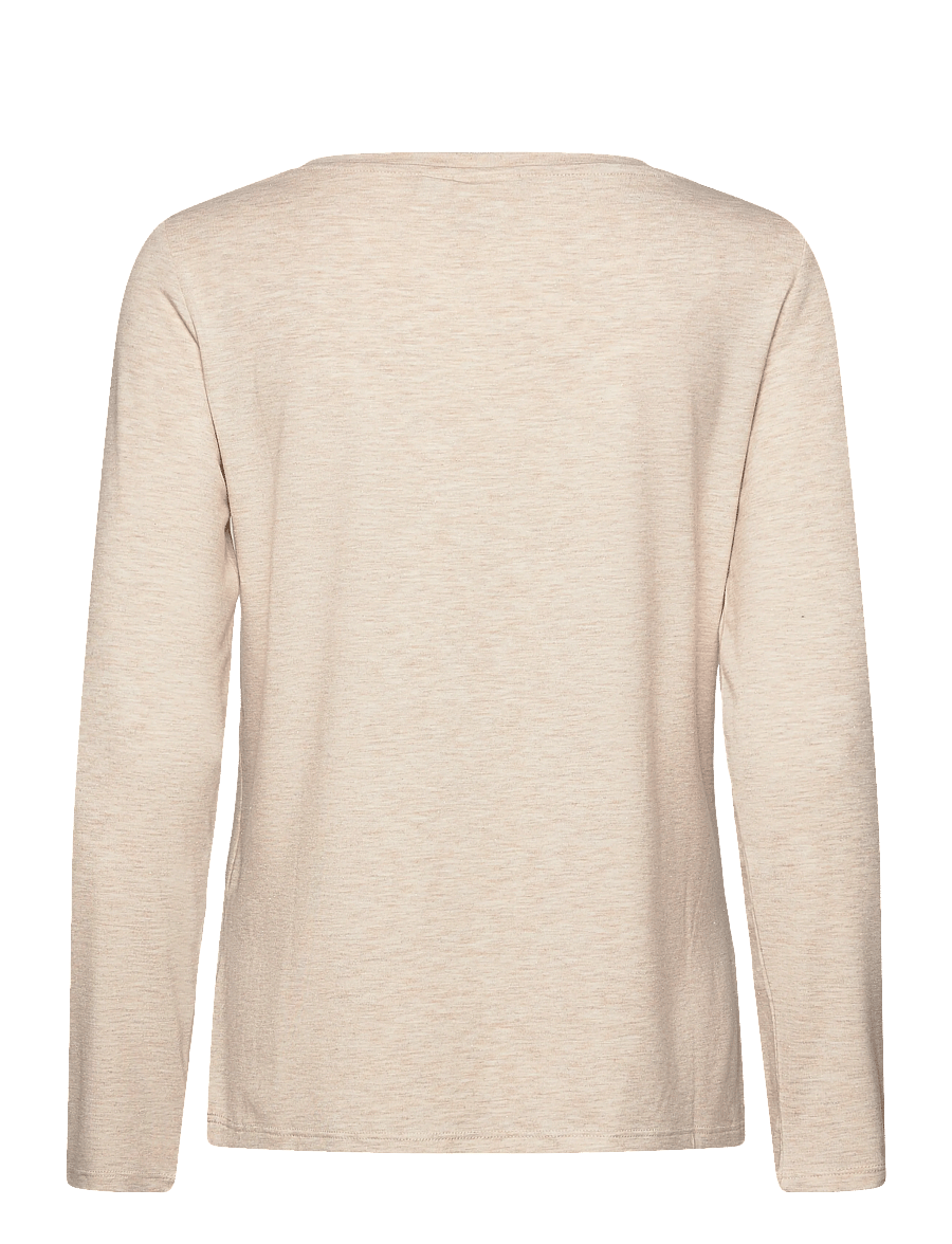 ICHI - IHREBEL LS - langärmlige tops - oatmeal melange - 1