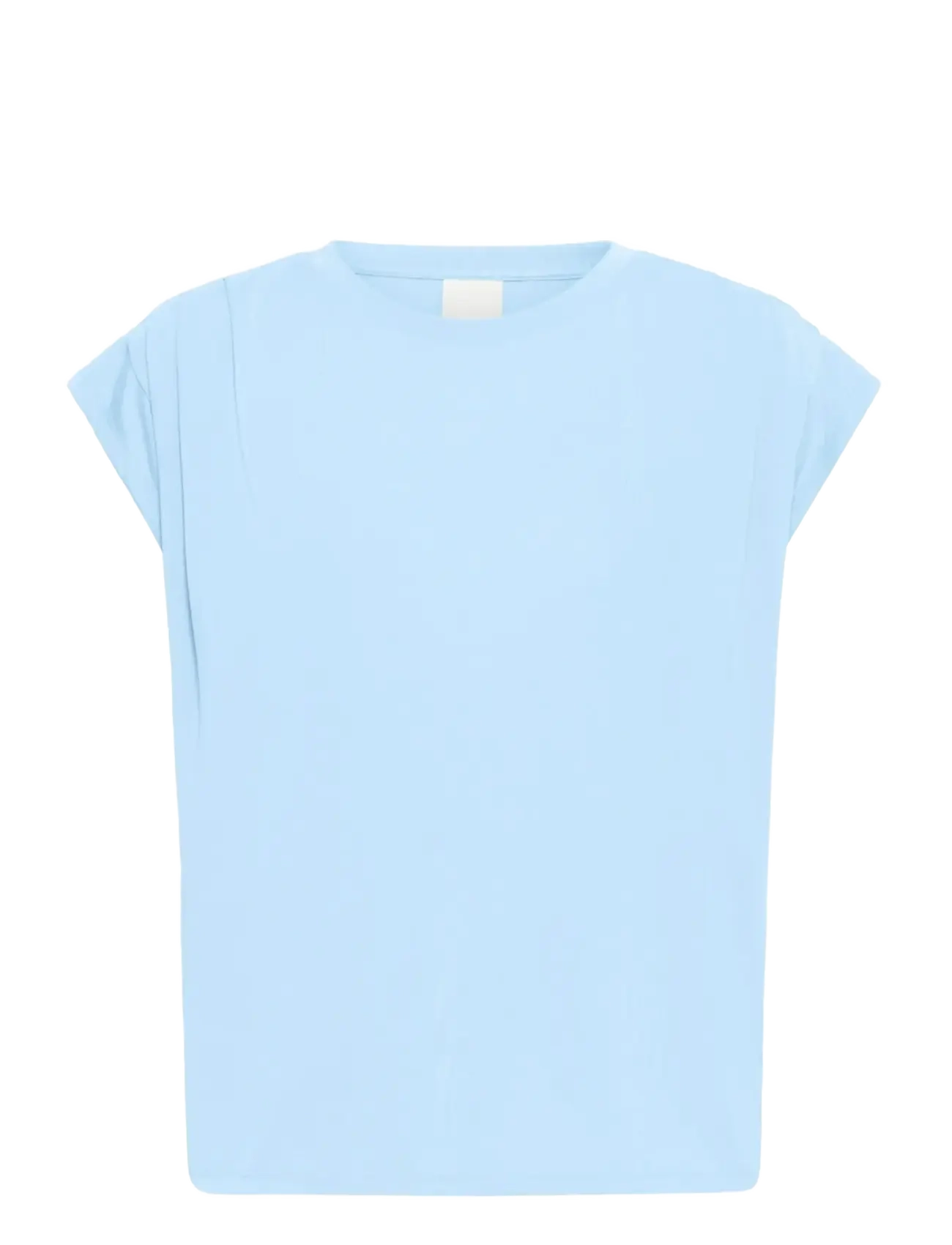 ICHI IHLISKEN TO - T-shirts & Tops - POWDER BLUE / blue