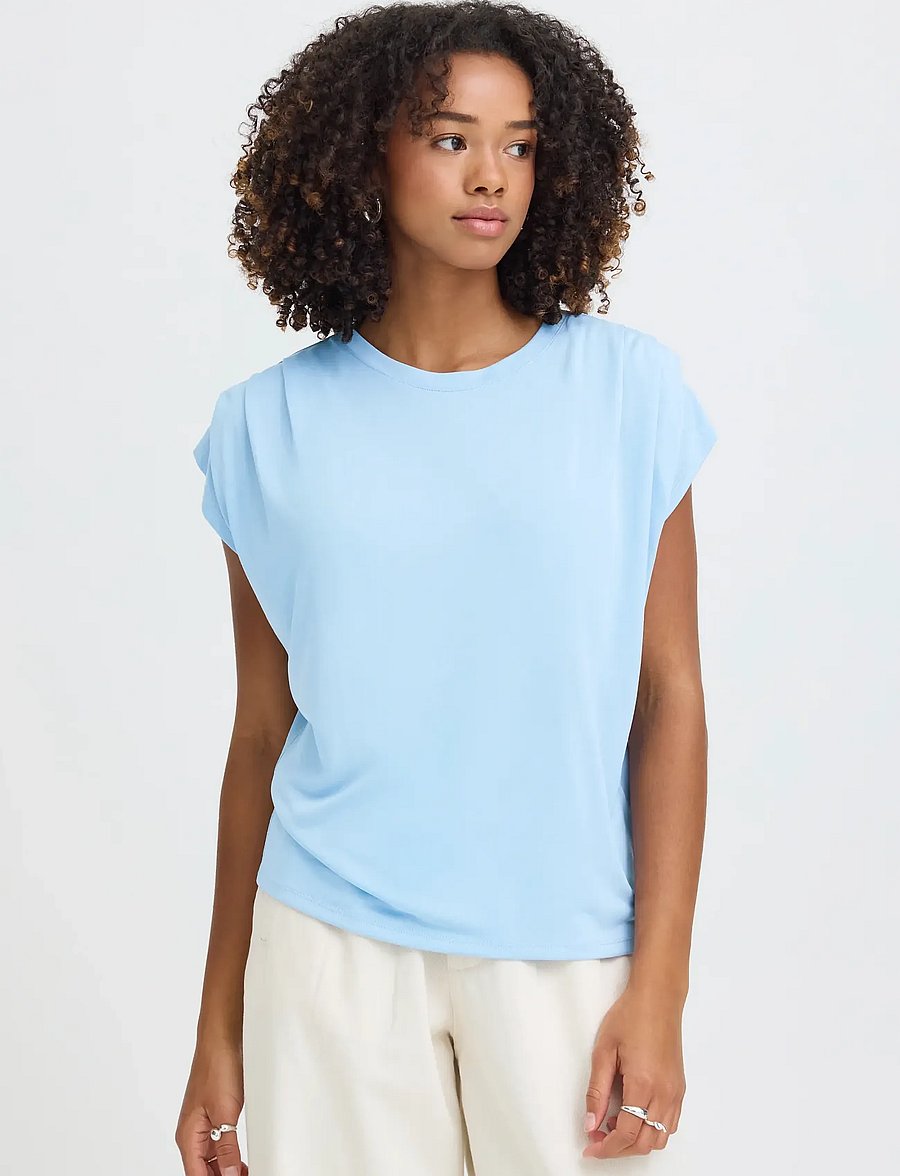 ICHI - IHLISKEN TO - t-shirts - powder blue - 5