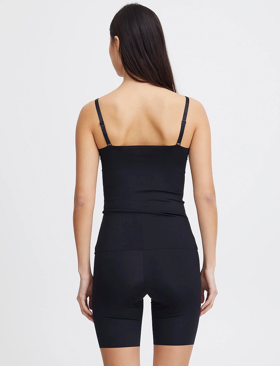 ICHI - IASIV SINGLET - linnen - black - 3