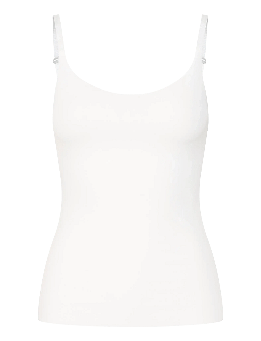 ICHI - IASIV SINGLET - Ärmellose tops - cloud dancer - 1