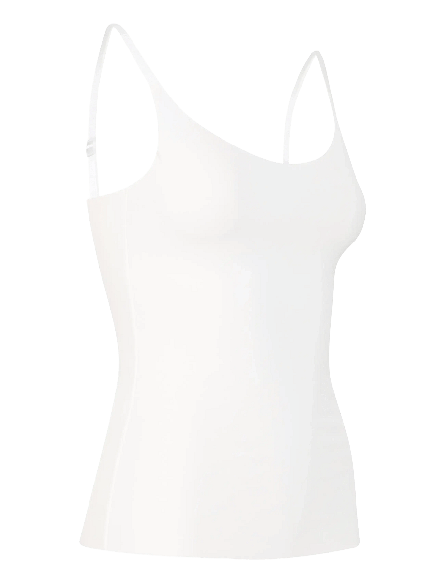 ICHI - IASIV SINGLET - Ärmellose tops - cloud dancer - 3
