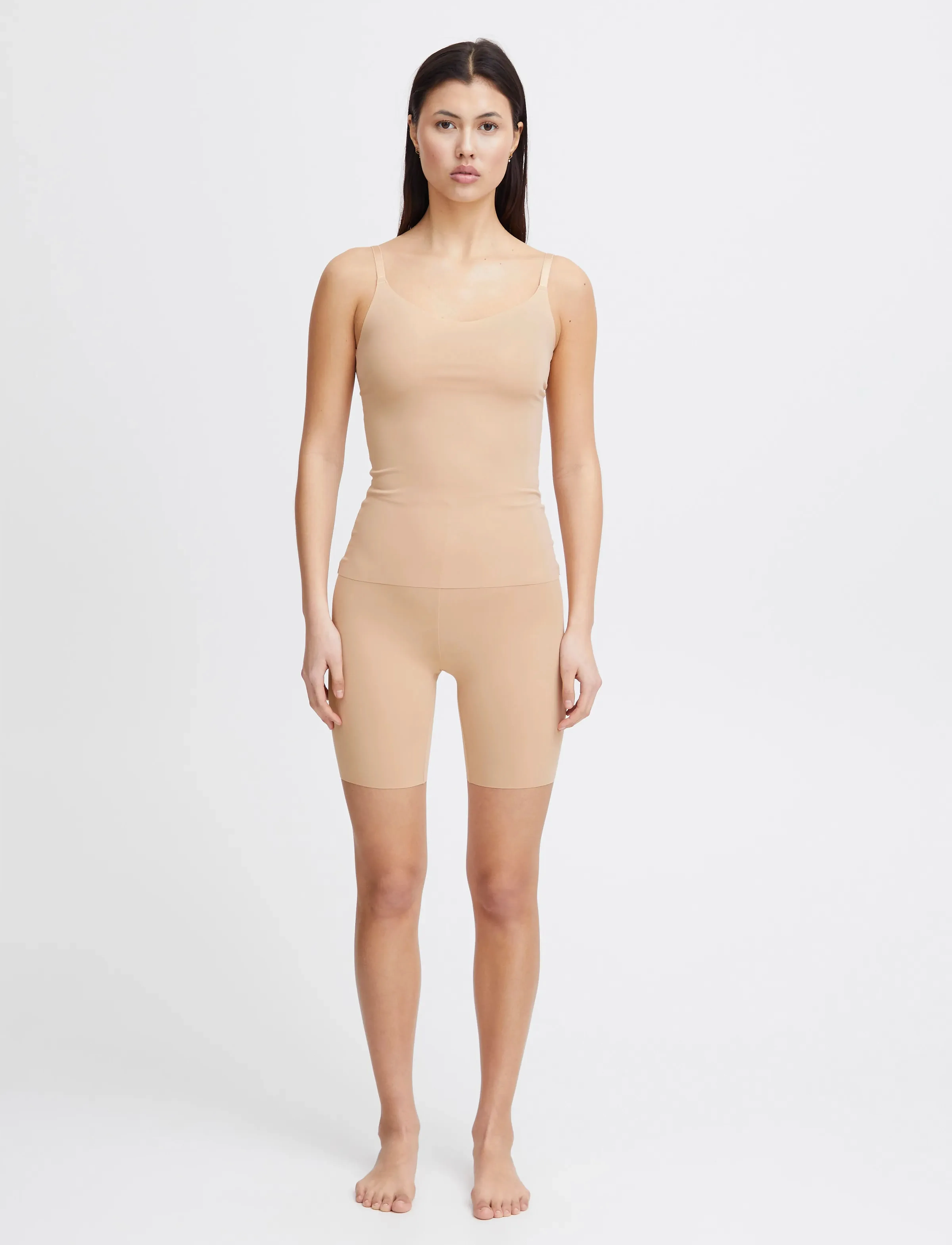 ICHI Iasiv Singlet, Kvinder, Singlet, Beige, Str: XS