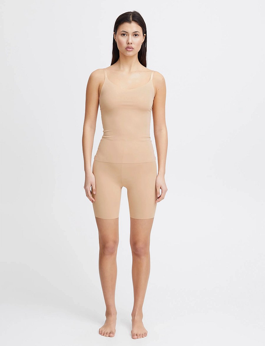 ICHI - IASIV SINGLET - Ärmellose tops - tan - 0
