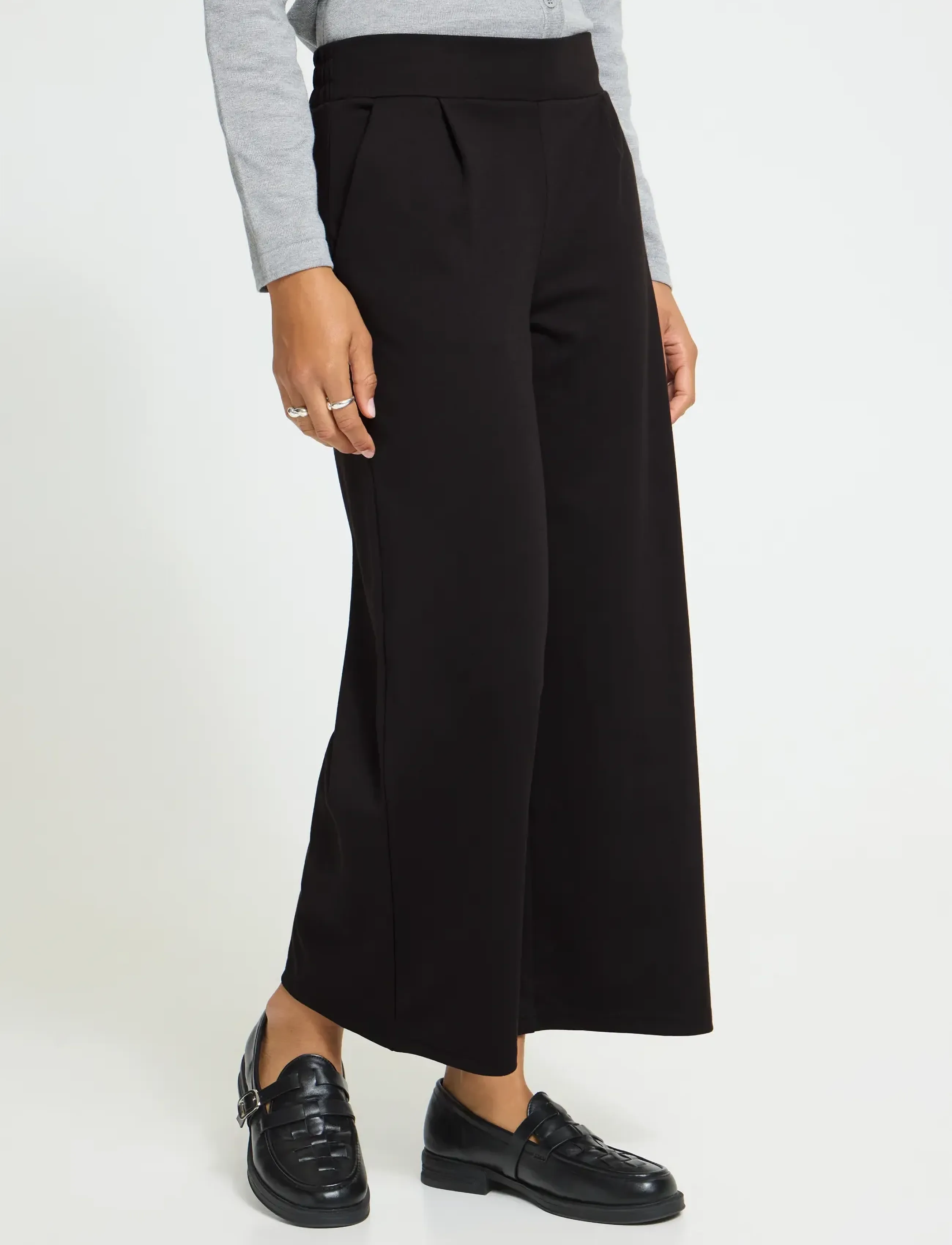 ICHI - IHKATE SUS WIDE PA - festmode zu outlet-preisen - black - 5