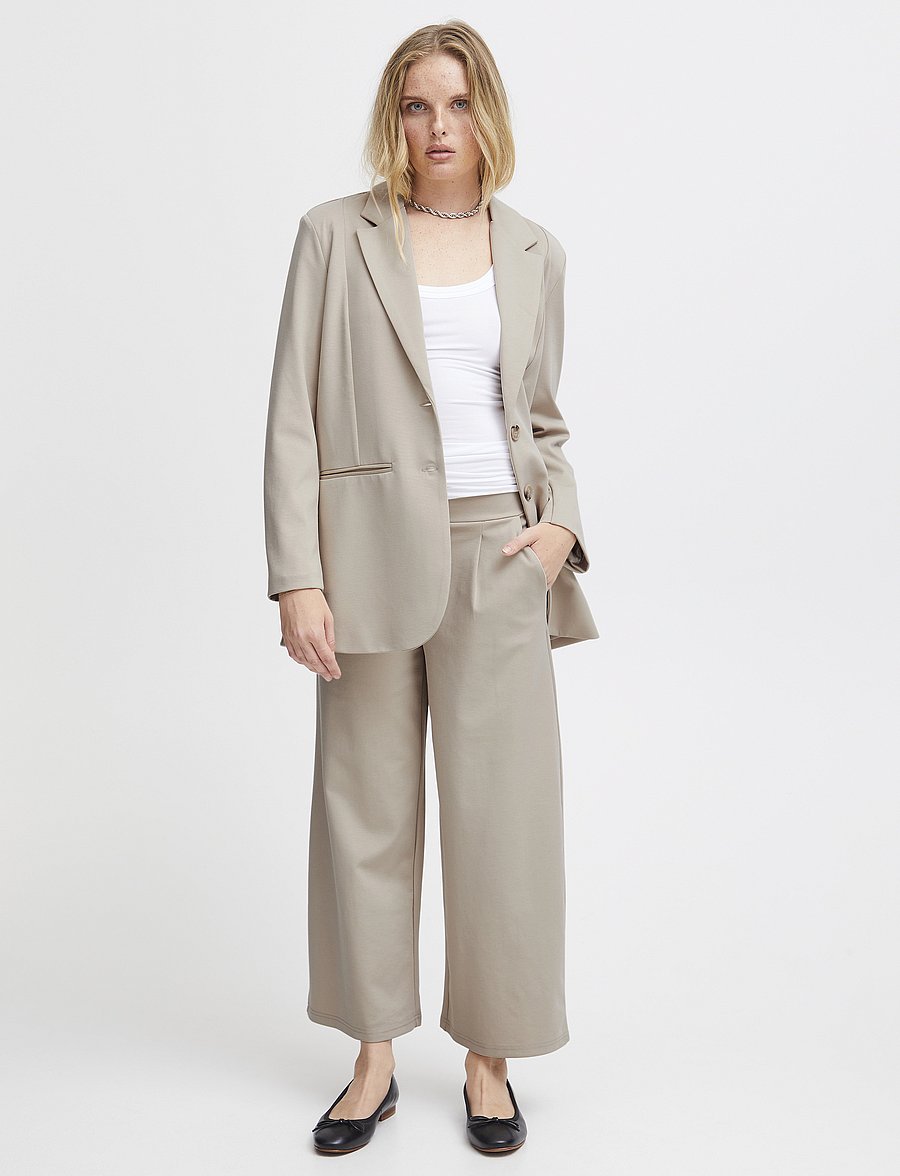 ICHI - IHKATE SUS WIDE PA - culottes - doeskin - 0