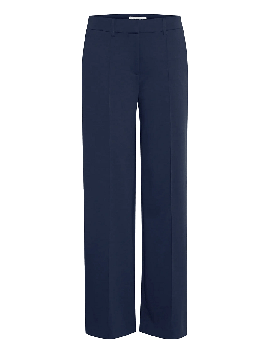 ICHI - IHKATE SUS OFFICE WIDE PA - hosen mit weitem bein - total eclipse - 1