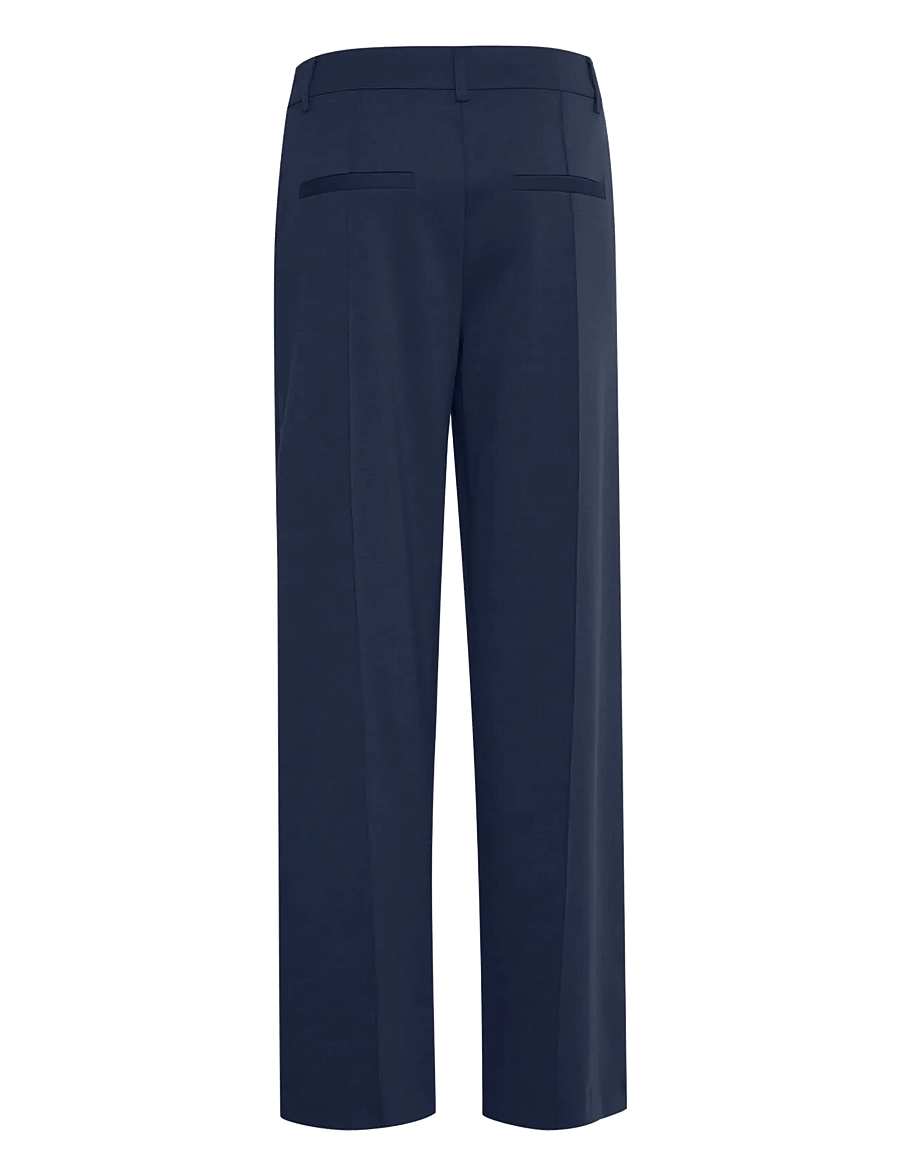 ICHI - IHKATE SUS OFFICE WIDE PA - hosen mit weitem bein - total eclipse - 2