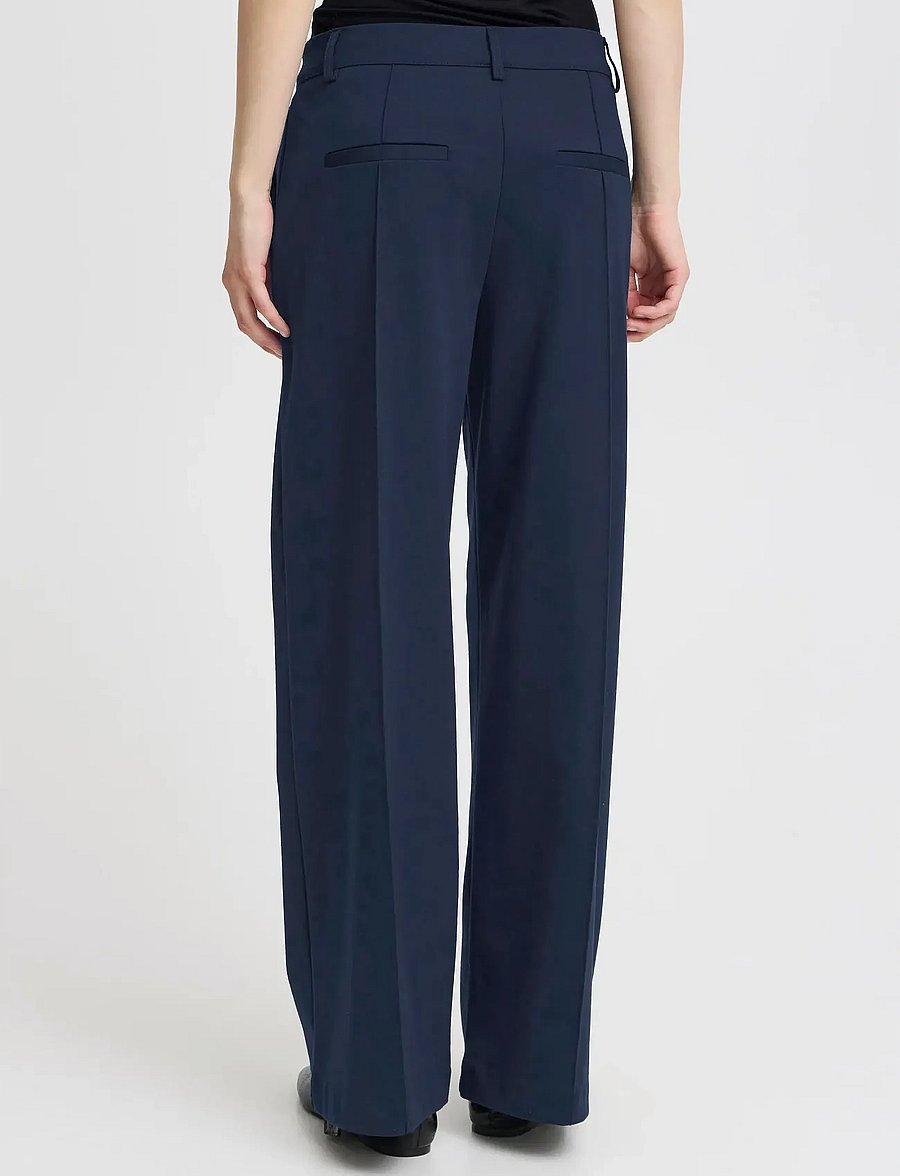 ICHI - IHKATE SUS OFFICE WIDE PA - hosen mit weitem bein - total eclipse - 3