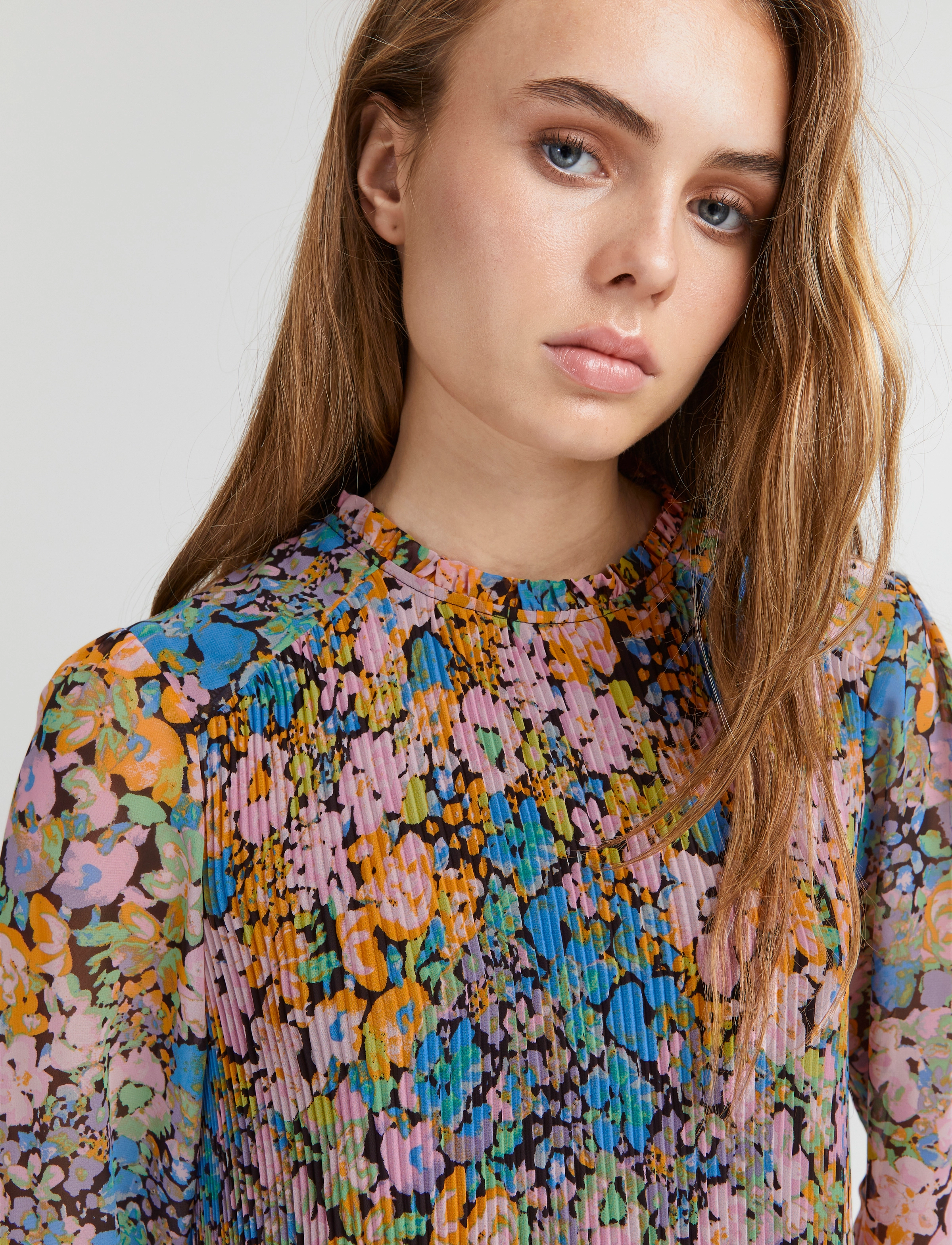 ICHI - IHBALLY DR - pink multi flower - 5
