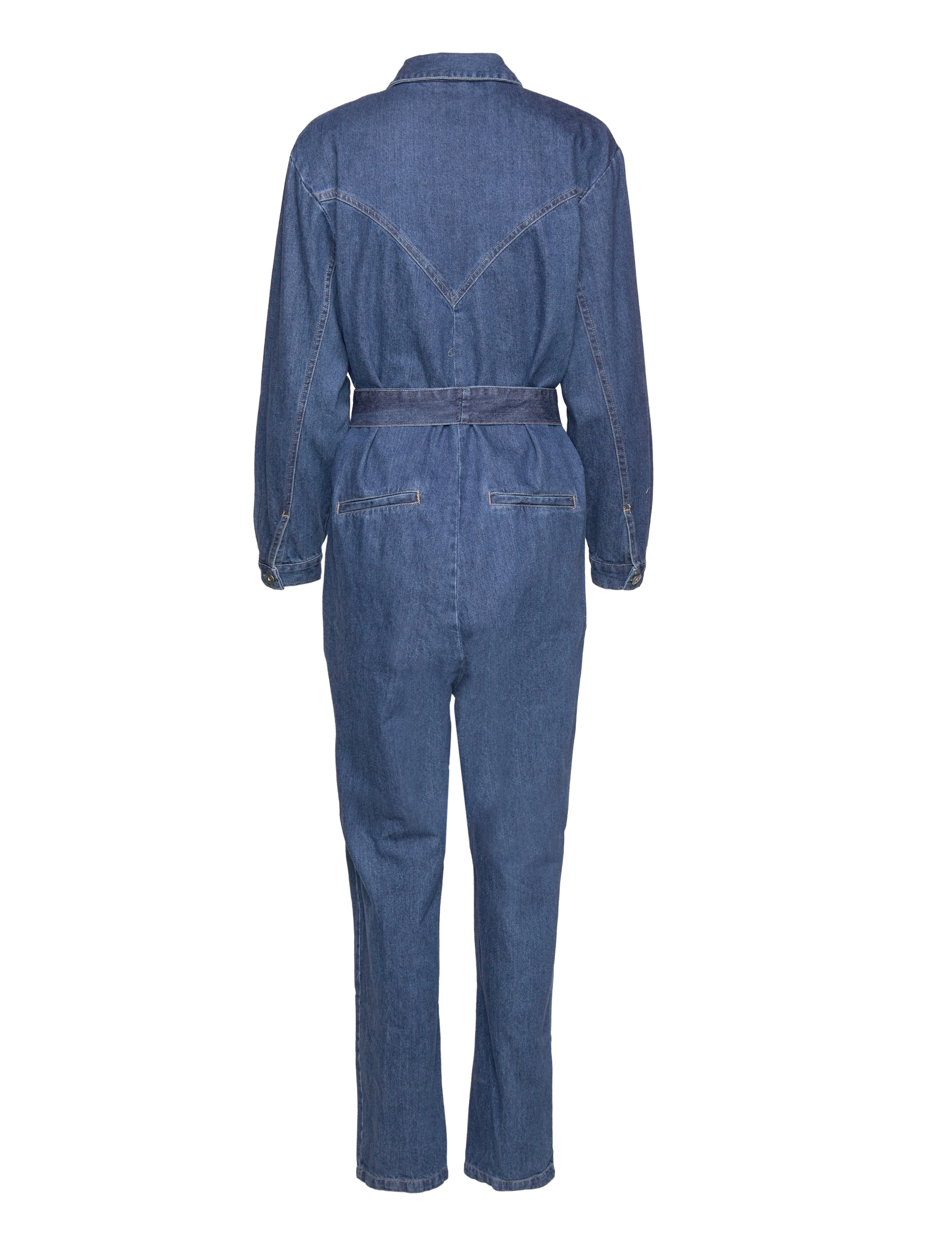 ICHI - IHADLEY JS - haalarit - washed med. blue - 1