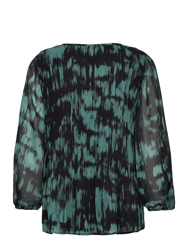ICHI - IHBALLY LS2 - lühikeste varrukatega pluusid - blue spruce shadow - 1