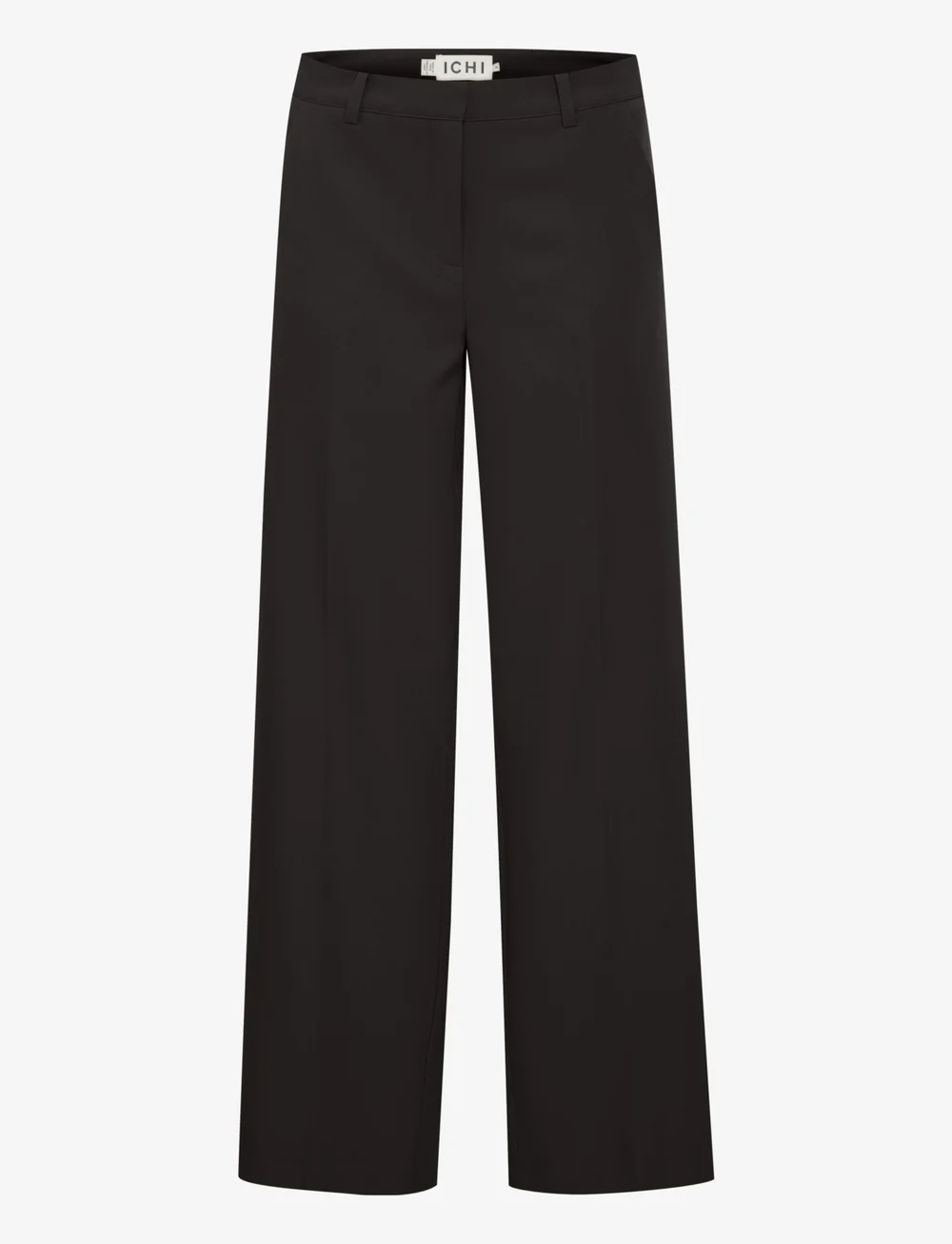 ICHI - IHLEXI WIDE PA - kostymbyxor - black - 1