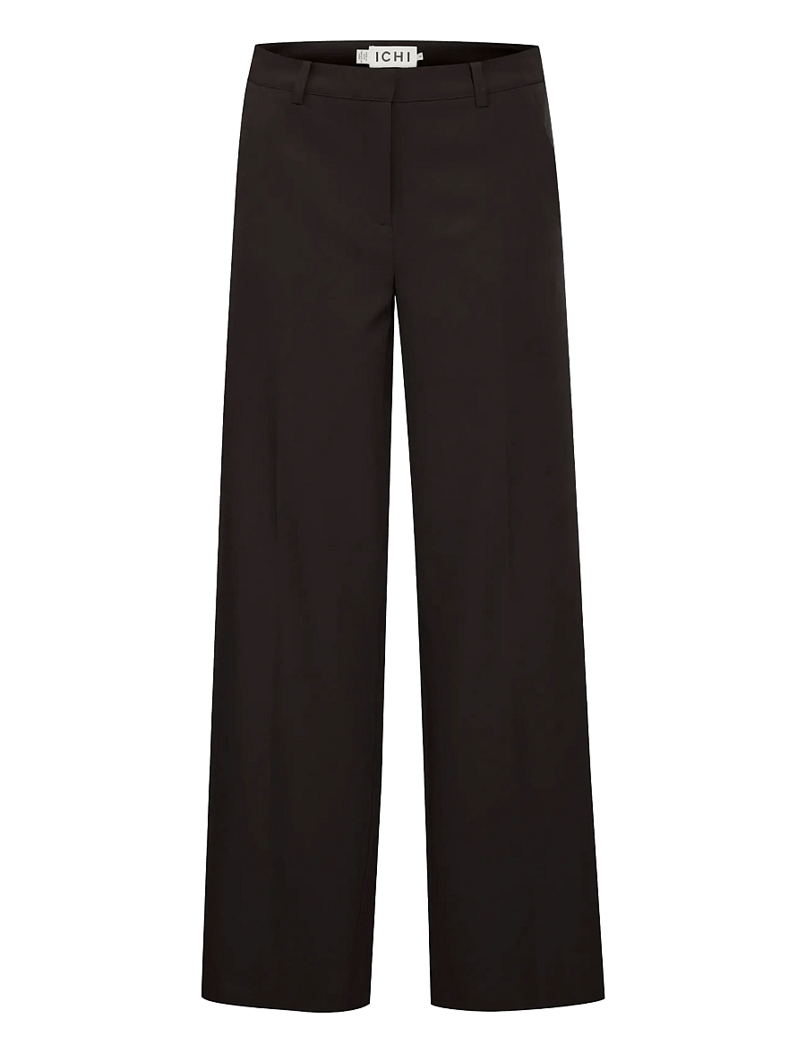 ICHI - IHLEXI WIDE PA - kostymbyxor - black - 1