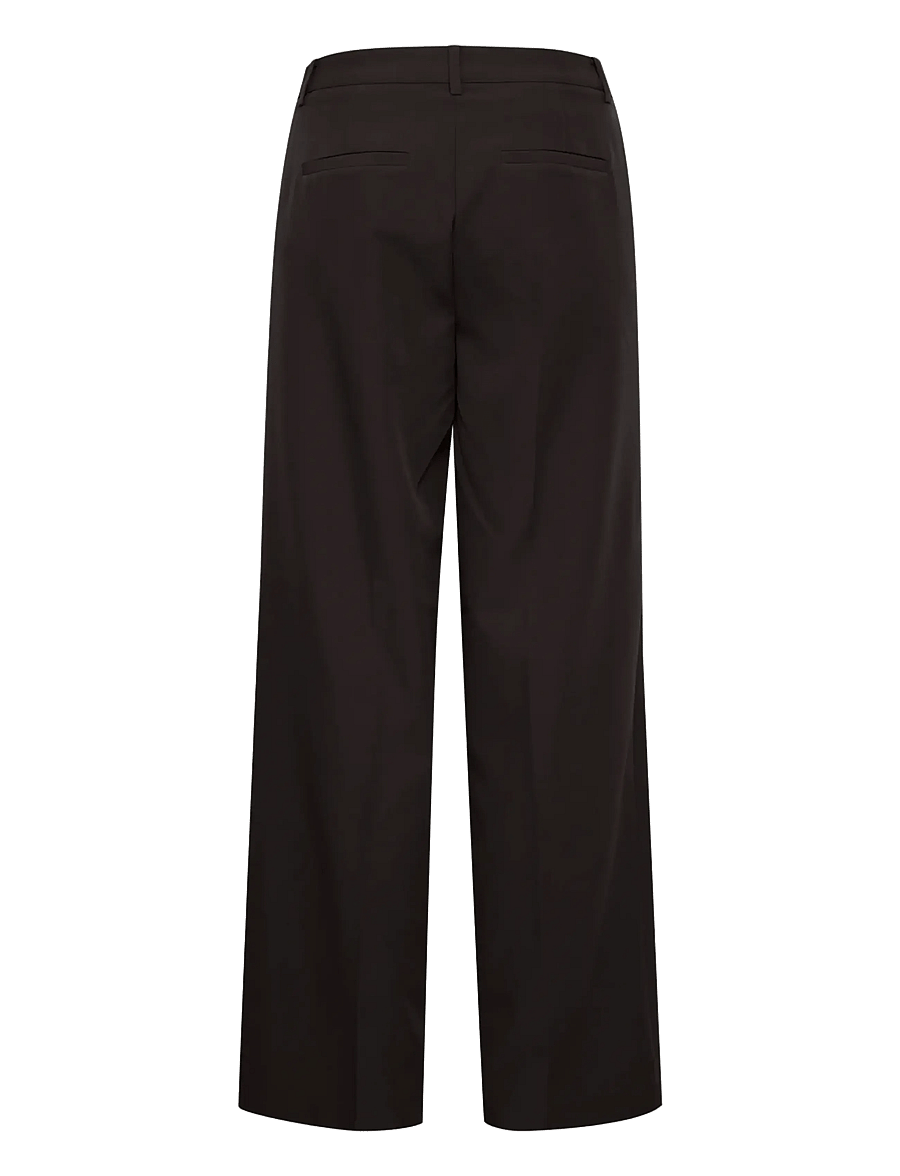ICHI - IHLEXI WIDE PA - kostymbyxor - black - 2