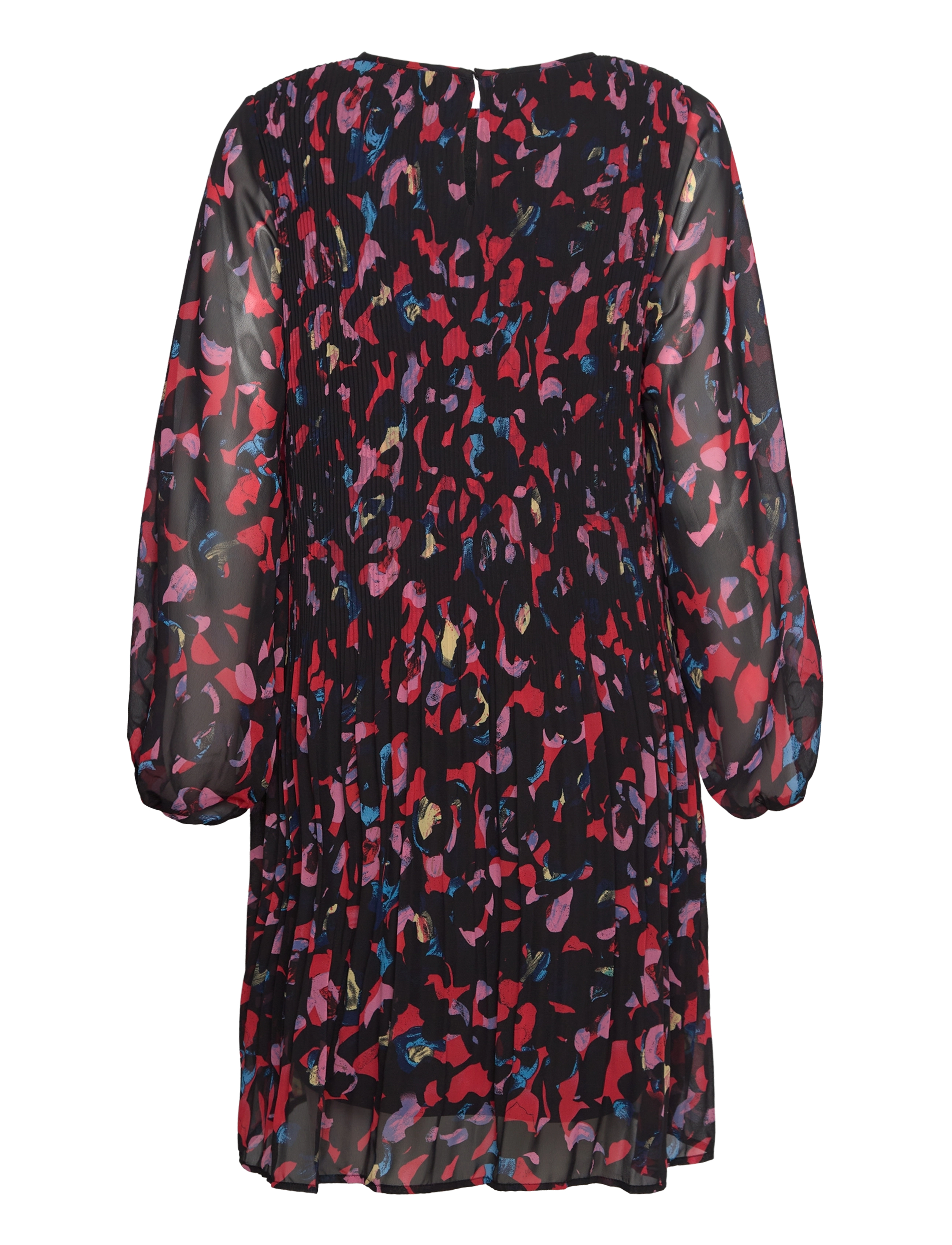 ICHI - IHNALLA DR - kurze kleider - poppy red print mix 1 - 2