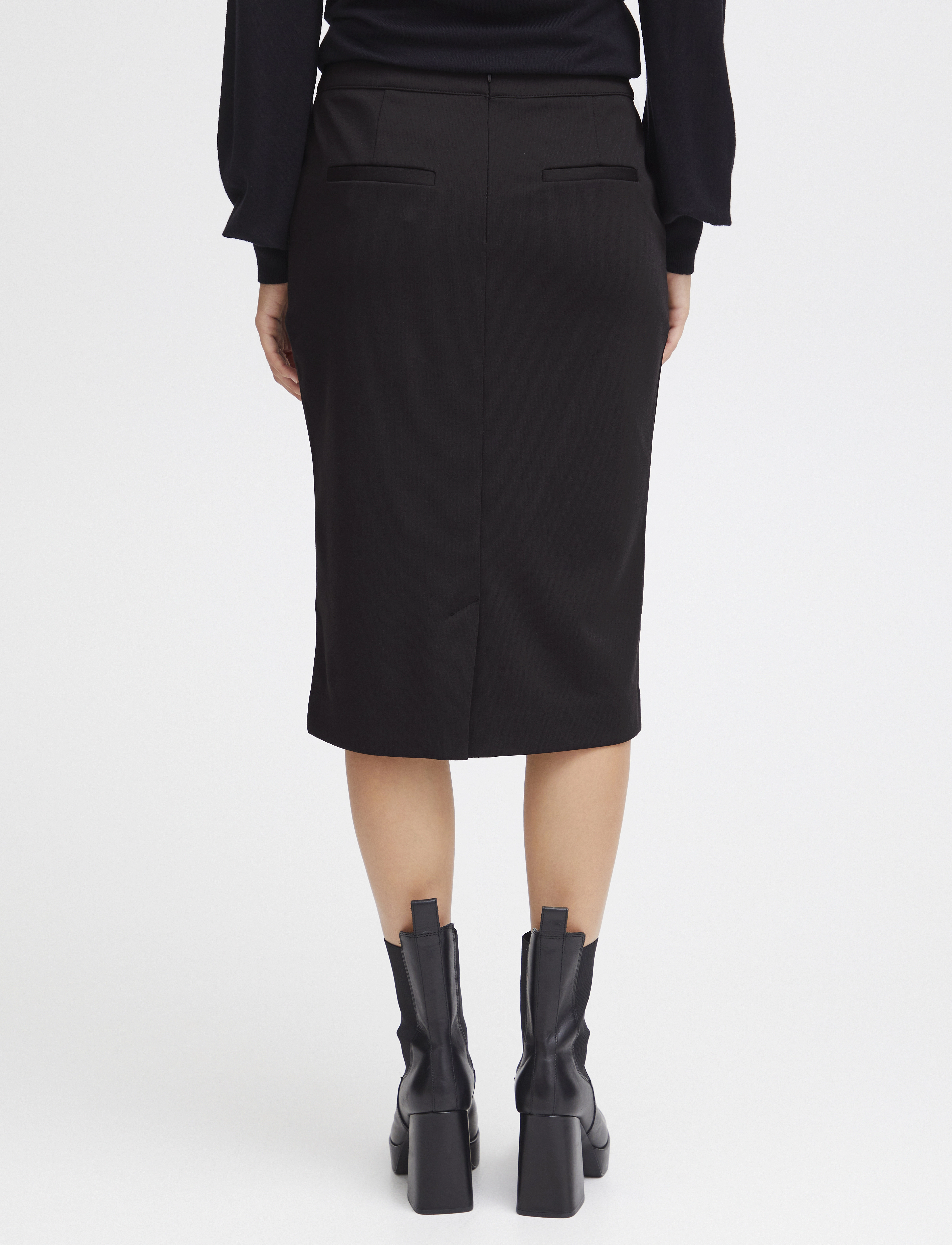ICHI - IHKATE SUS OFFICE SK - midi röcke - black - 4