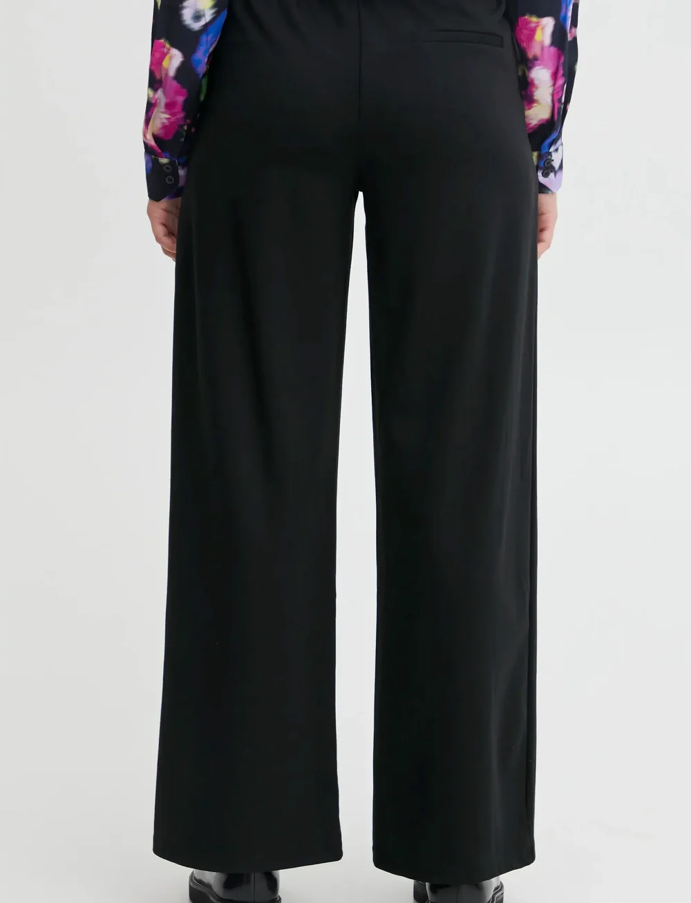 ICHI - IHKATE SUS LONG WIDE PA2 - bukser med brede ben - black - 3