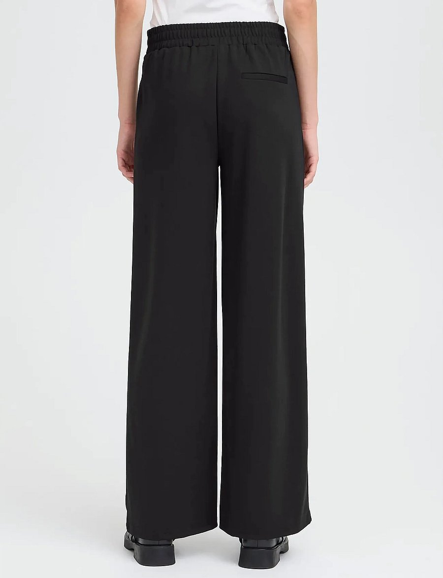 ICHI - IHKATE SUS LONG WIDE PA2 - hosen mit weitem bein - black - 4