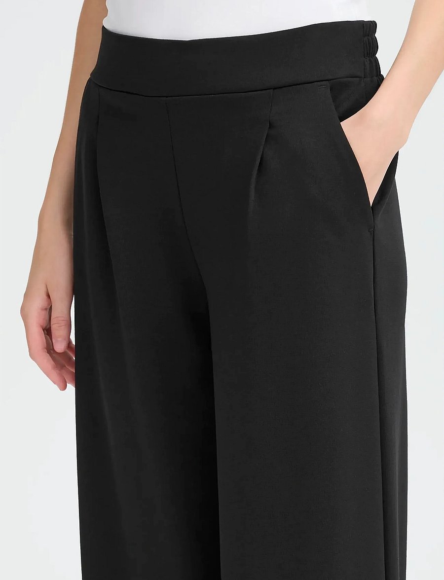ICHI - IHKATE SUS LONG WIDE PA2 - hosen mit weitem bein - black - 5