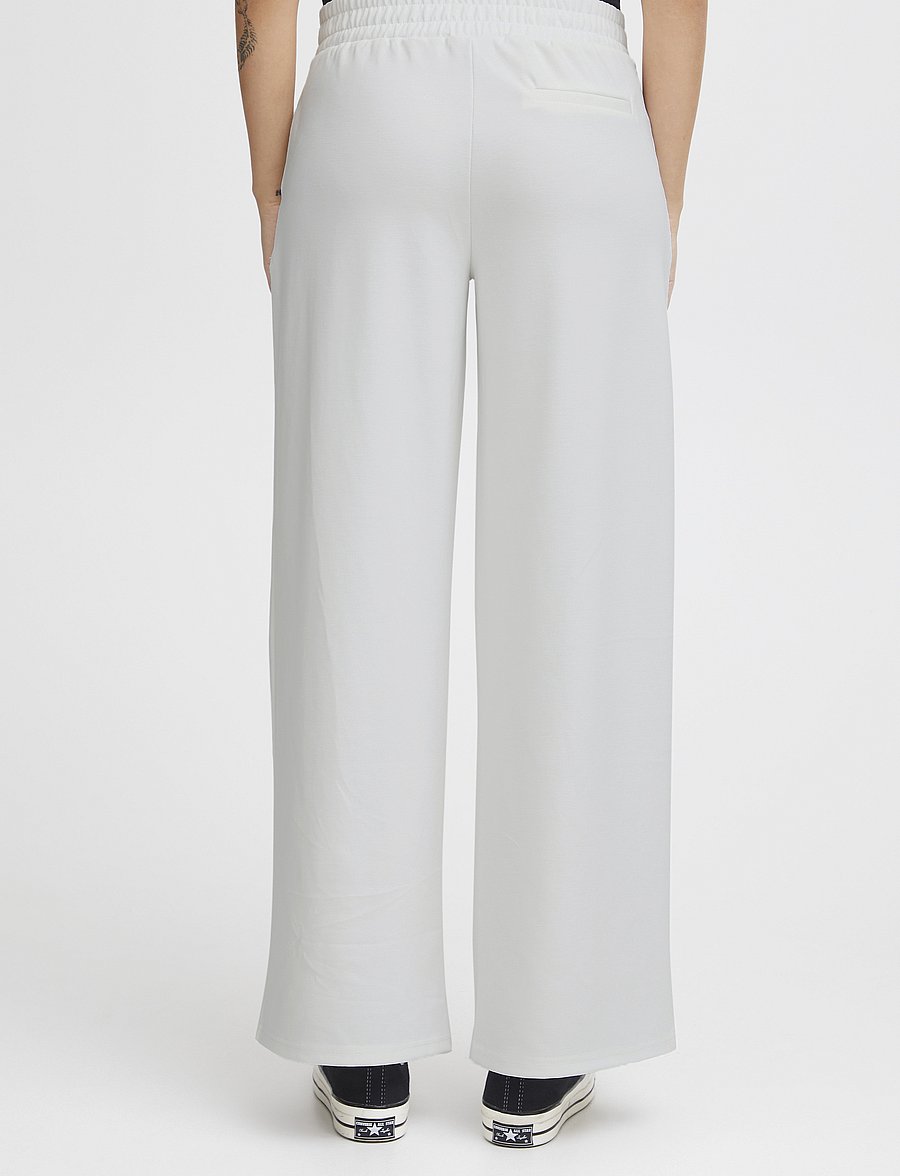 ICHI - IHKATE SUS LONG WIDE PA2 - hosen mit weitem bein - cloud dancer - 3