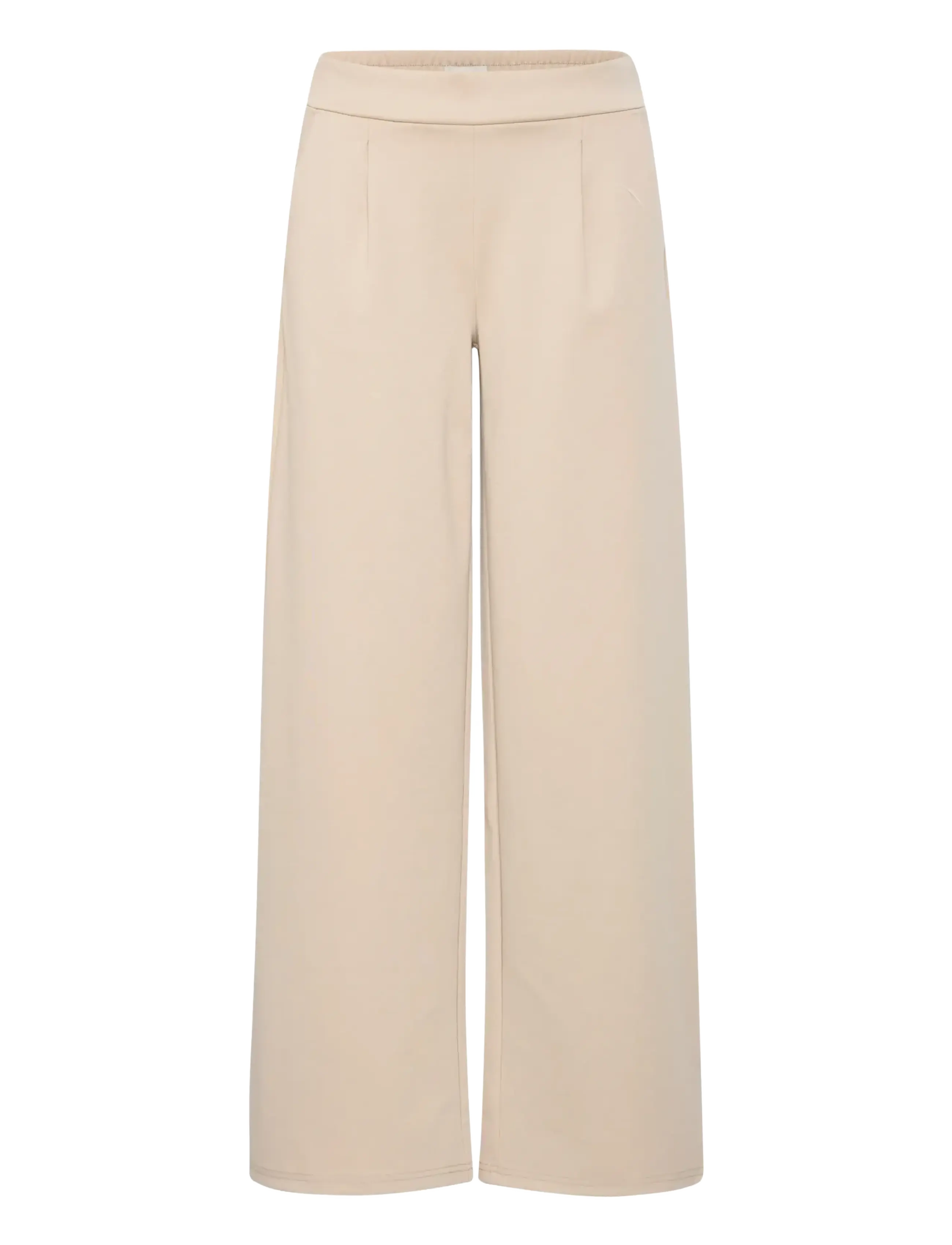 ICHI IHKATE SUS LONG WIDE PA2 - Housut - DOESKIN / cream