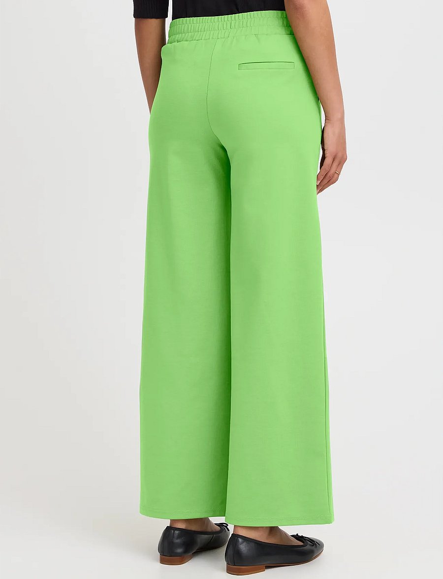 ICHI - IHKATE SUS LONG WIDE PA2 - hosen mit weitem bein - fluorite green - 3
