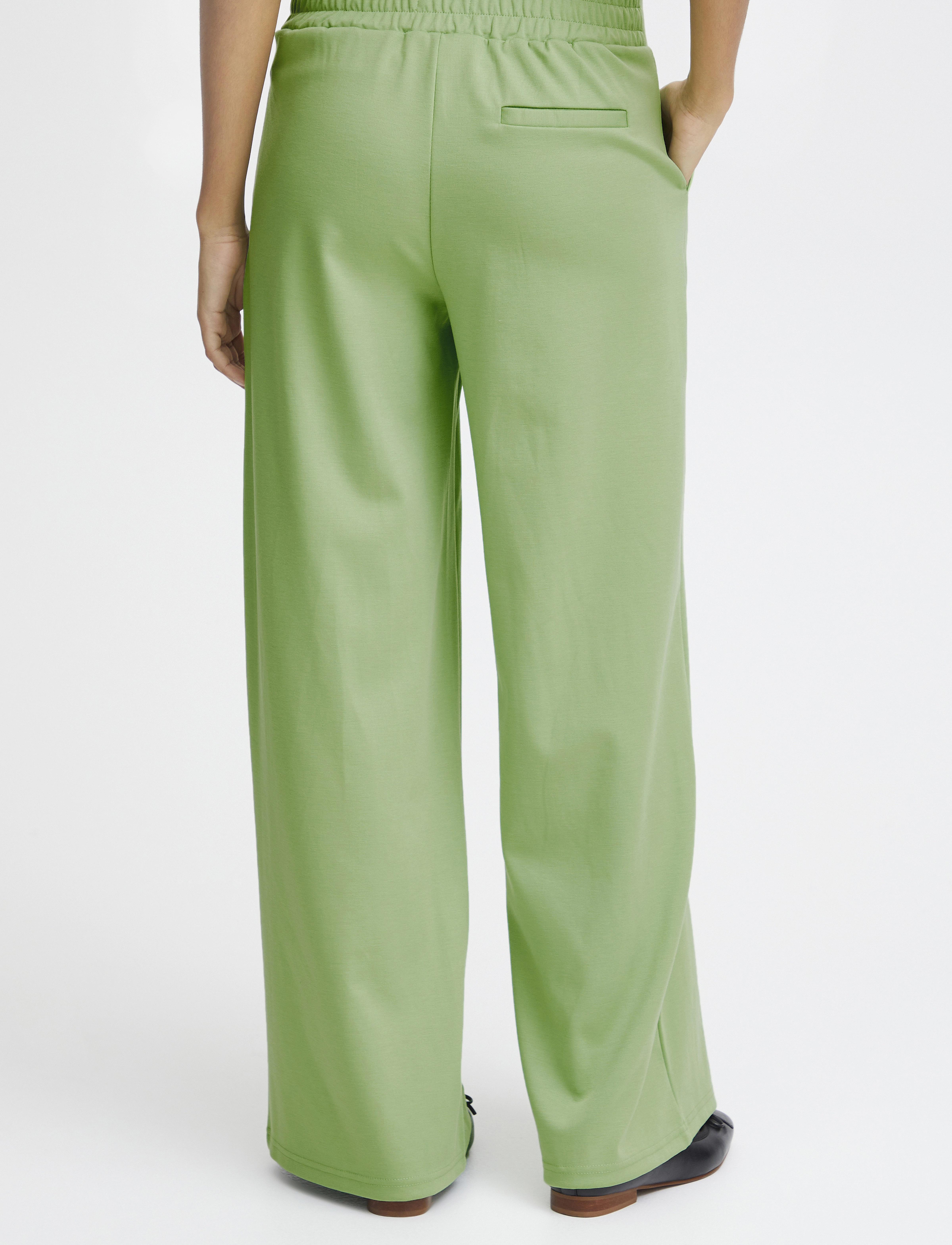 ICHI - IHKATE SUS LONG WIDE PA2 - hosen mit weitem bein - green tea - 3