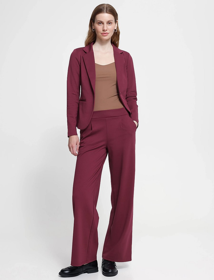 ICHI - IHKATE SUS LONG WIDE PA2 - hosen mit weitem bein - rhododendron - 4