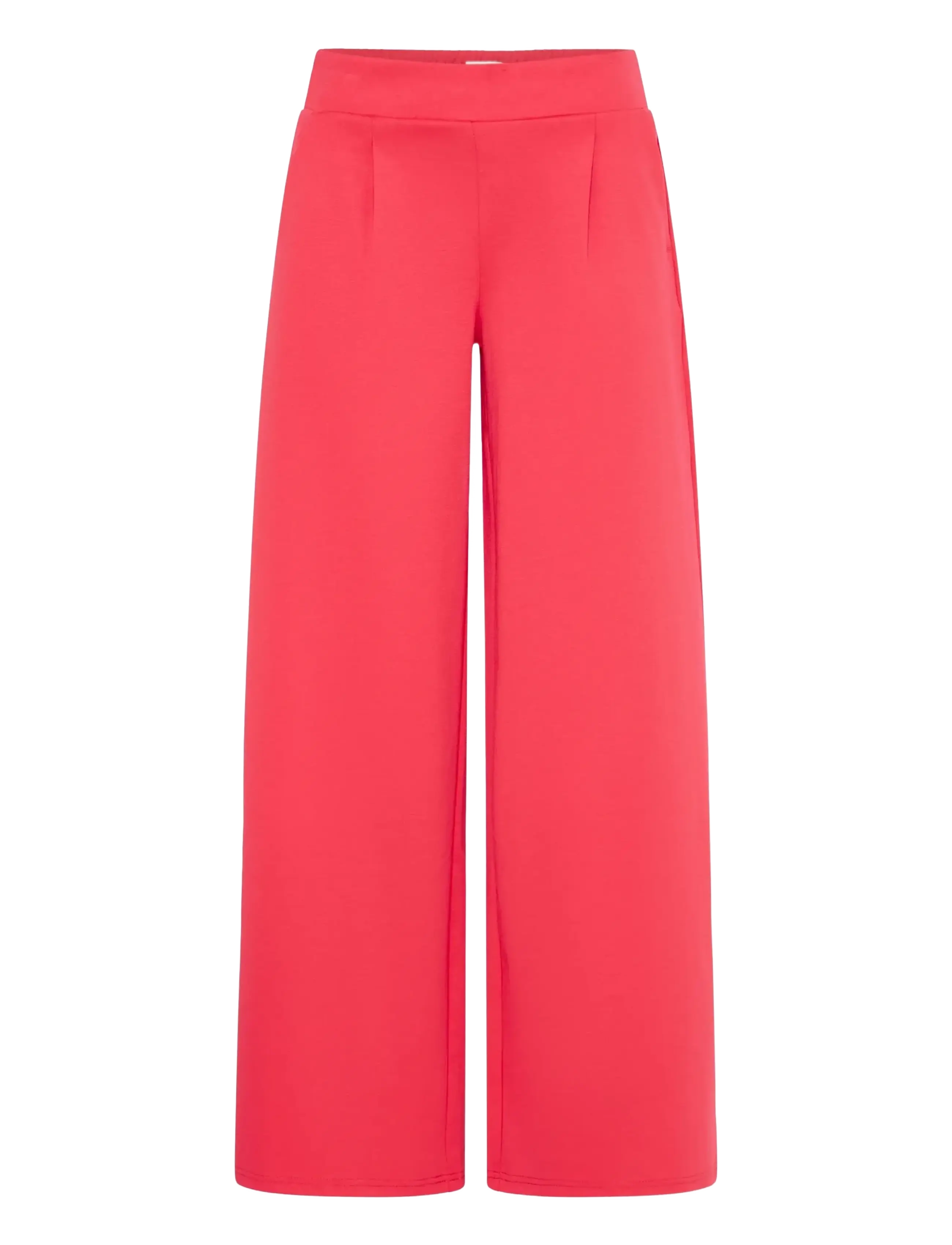 ICHI IHKATE SUS LONG WIDE PA2 - Bukser - TEABERRY / red