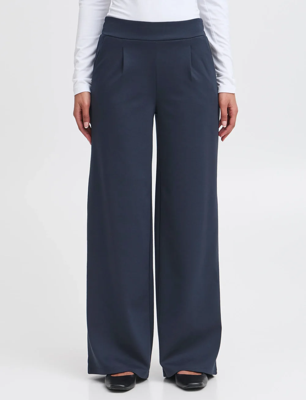 ICHI - IHKATE SUS LONG WIDE PA2 - bukser med brede ben - total eclipse - 4