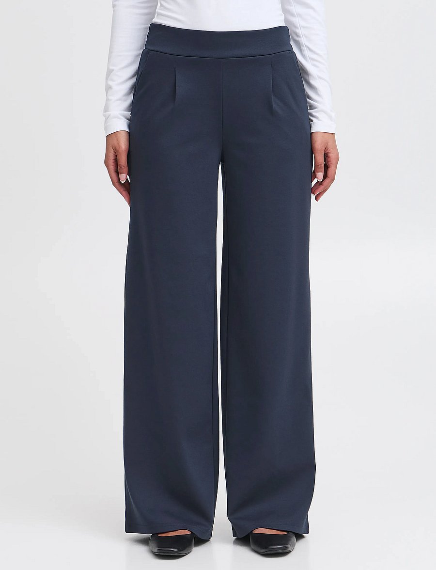ICHI - IHKATE SUS LONG WIDE PA2 - hosen mit weitem bein - total eclipse - 4