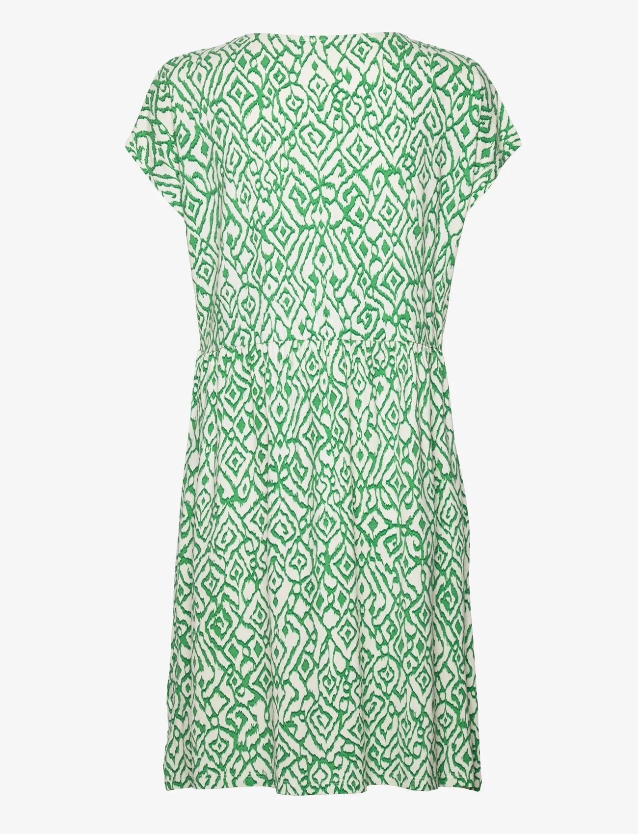ICHI - IHLISA DR19 - summer dresses - greenbriar ikat print - 1
