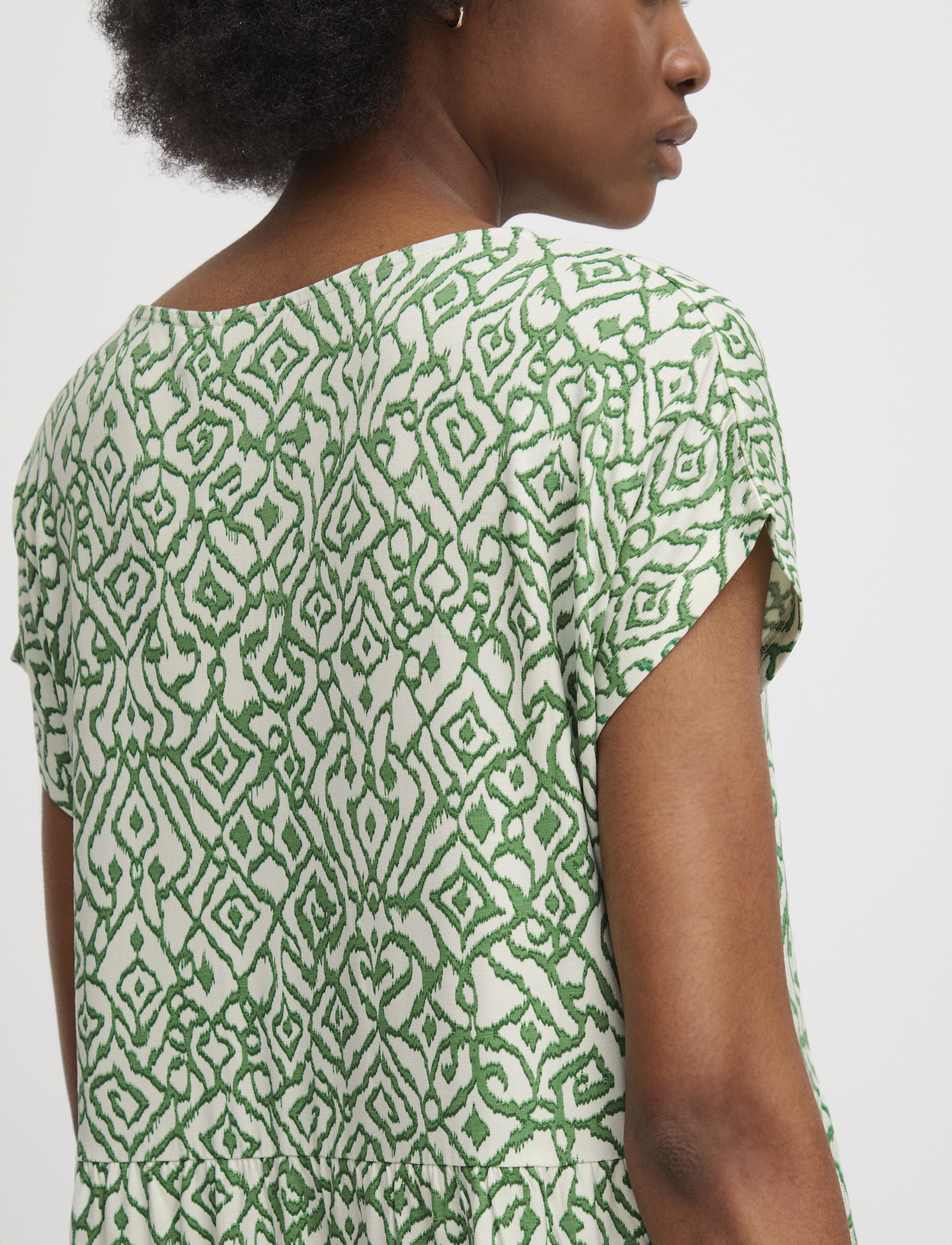 ICHI - IHLISA DR19 - korte kjoler - greenbriar ikat print - 5