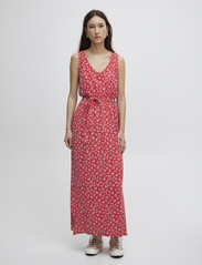 ICHI - IHLISA DR20 - summer dresses - raspberry wine flower - 4