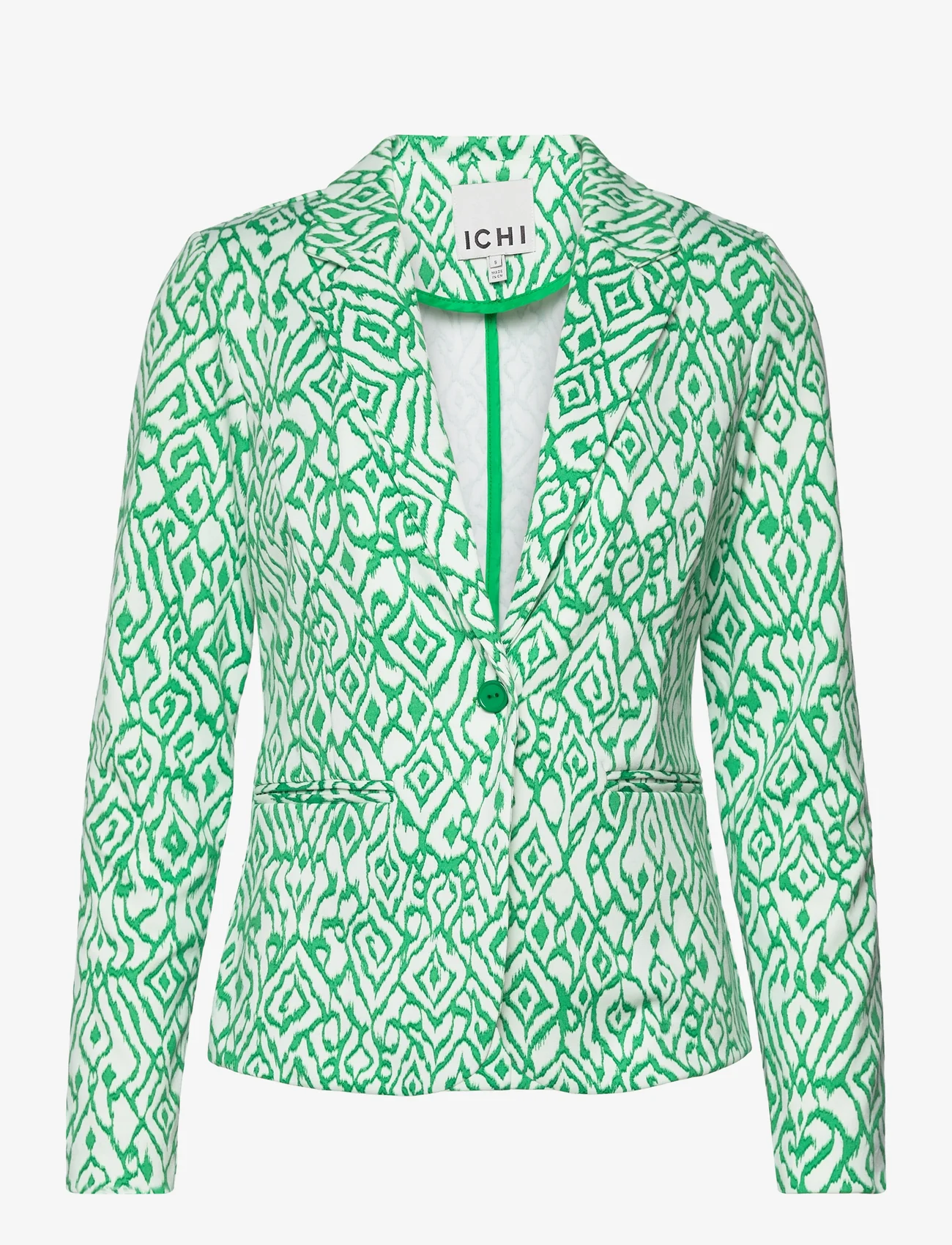 ICHI - IHKATE PRINT BL14 - feestelijke kleding voor outlet-prijzen - greenbriar ikat print - 0
