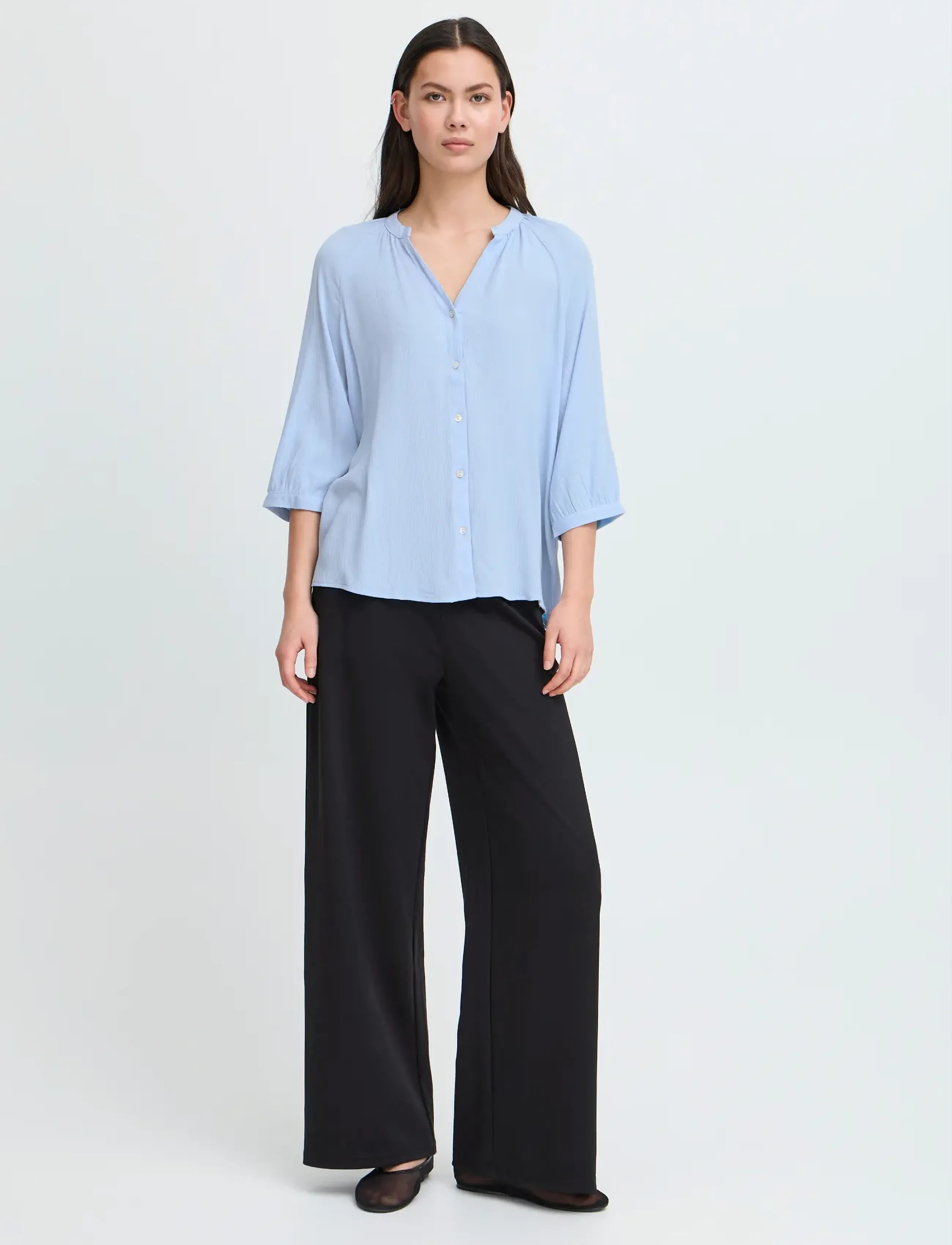 ICHI IHMARRAKECH SO SH4 - Bluser & Skjorter - DELLA ROBBIA BLUE / blue