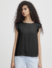 ICHI - IHMARRAKECH SO TO6 - short-sleeved blouses - black - 3