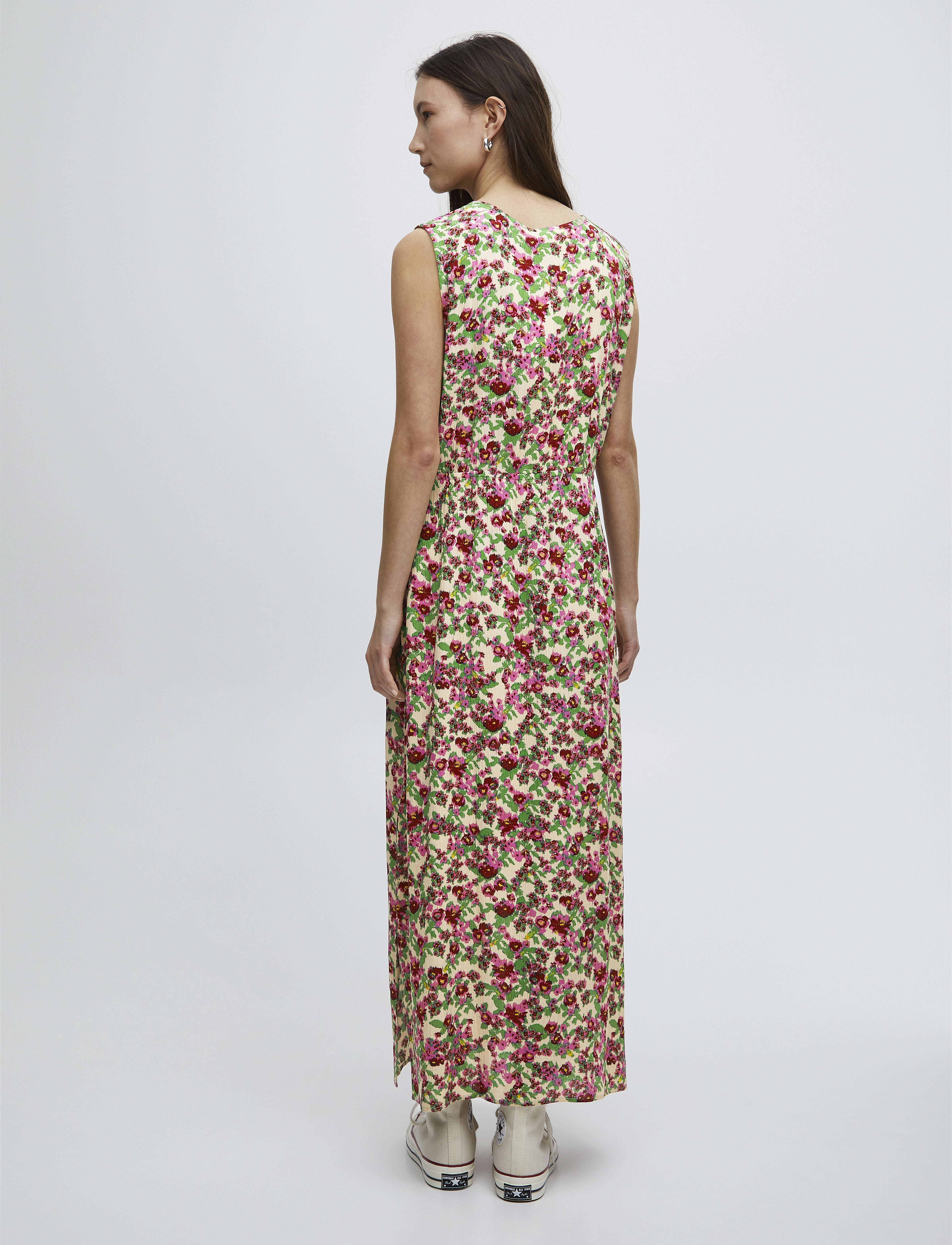 ICHI - IHMARRAKECH AOP DR10 - suvekleidid - structured flower mix1 - 4