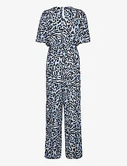 ICHI - IHMARRAKECH AOP JS FL3 - jumpsuits - little boy blue leo print - 1