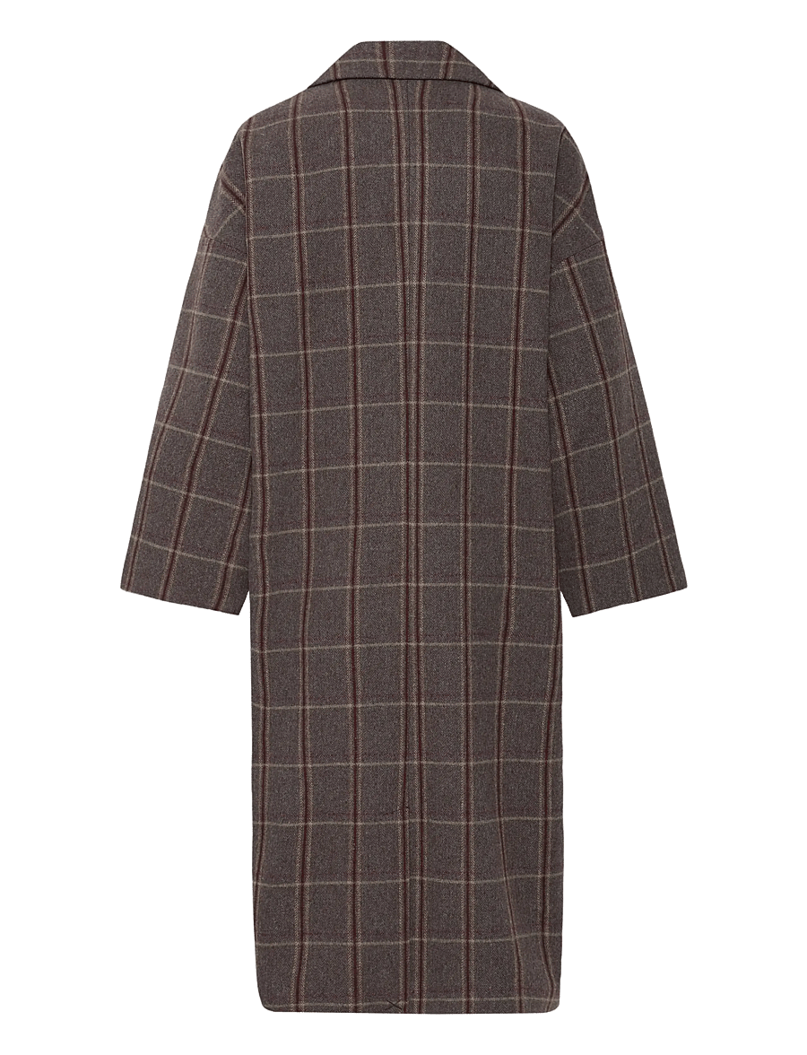 ICHI - IHEMMALU JA - frakker - cocoa brown check - 2