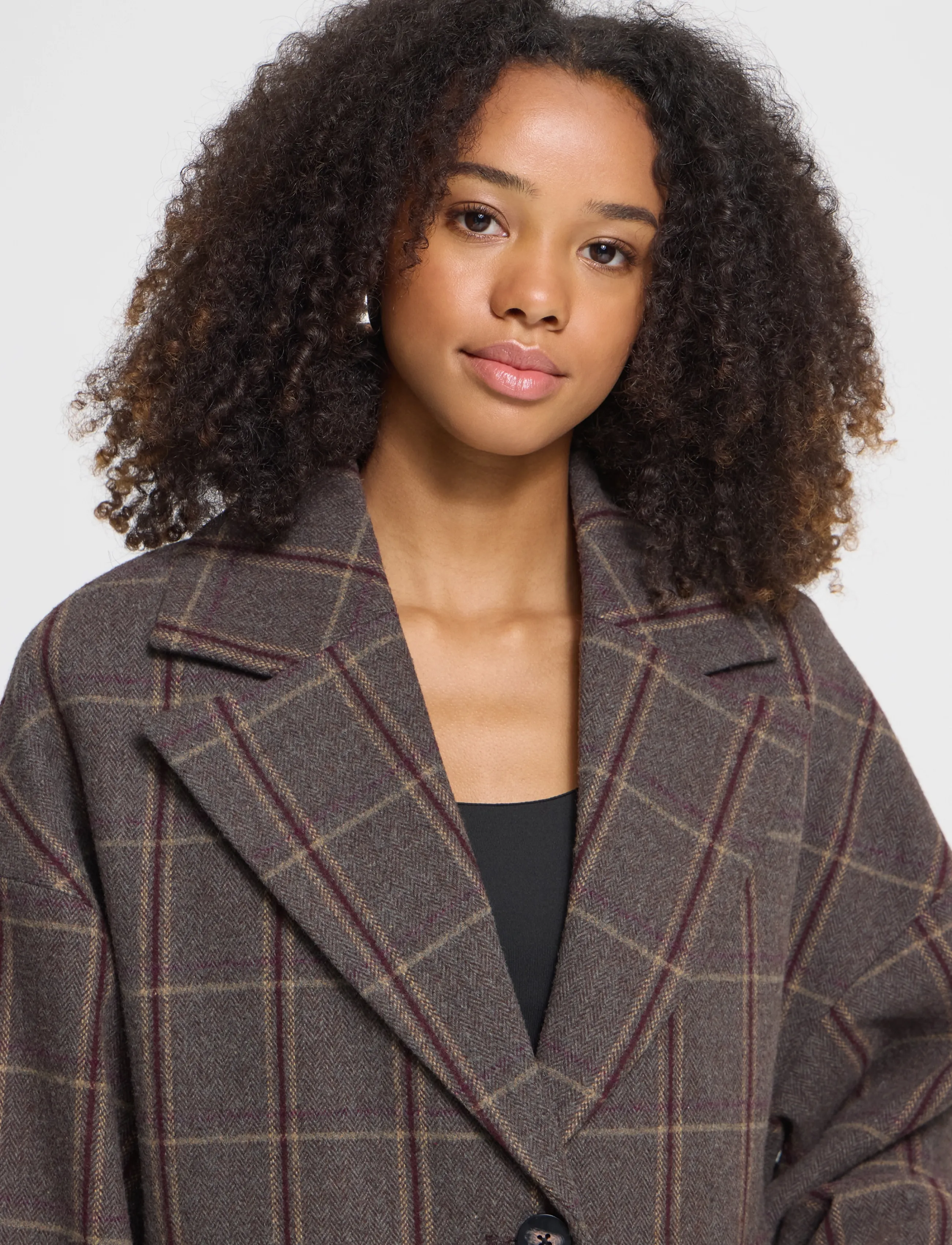 ICHI - IHEMMALU JA - frakker - cocoa brown check - 4