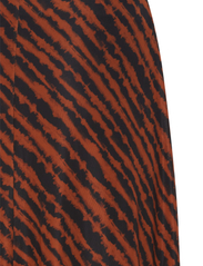 ICHI - IHISTA SK2 - vidutinio ilgio sijonai - tie dye stripe brown aop - 2