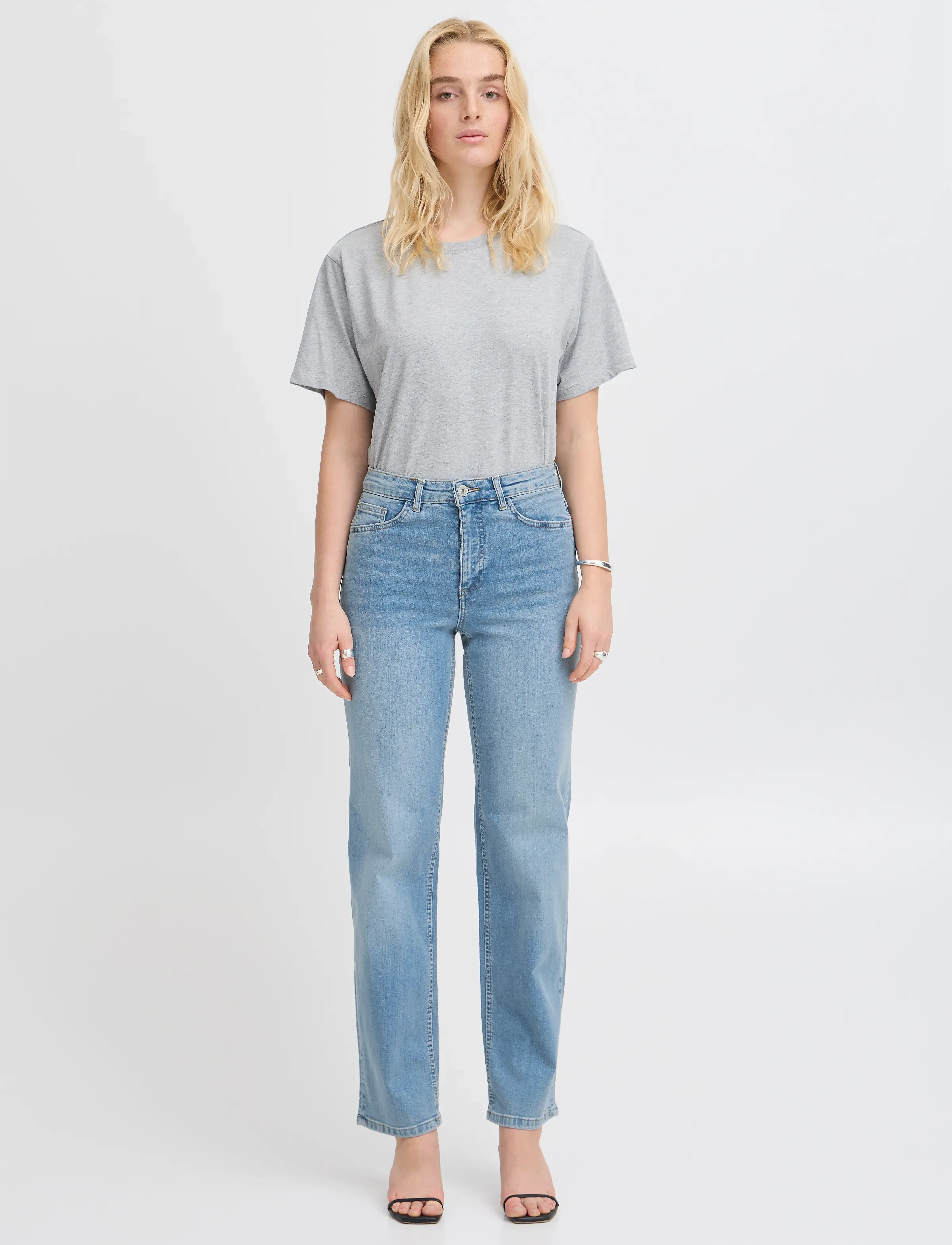 ICHI IHTWIGGY STRAIGHT - Transitional Layering - LIGHT BLUE / blue